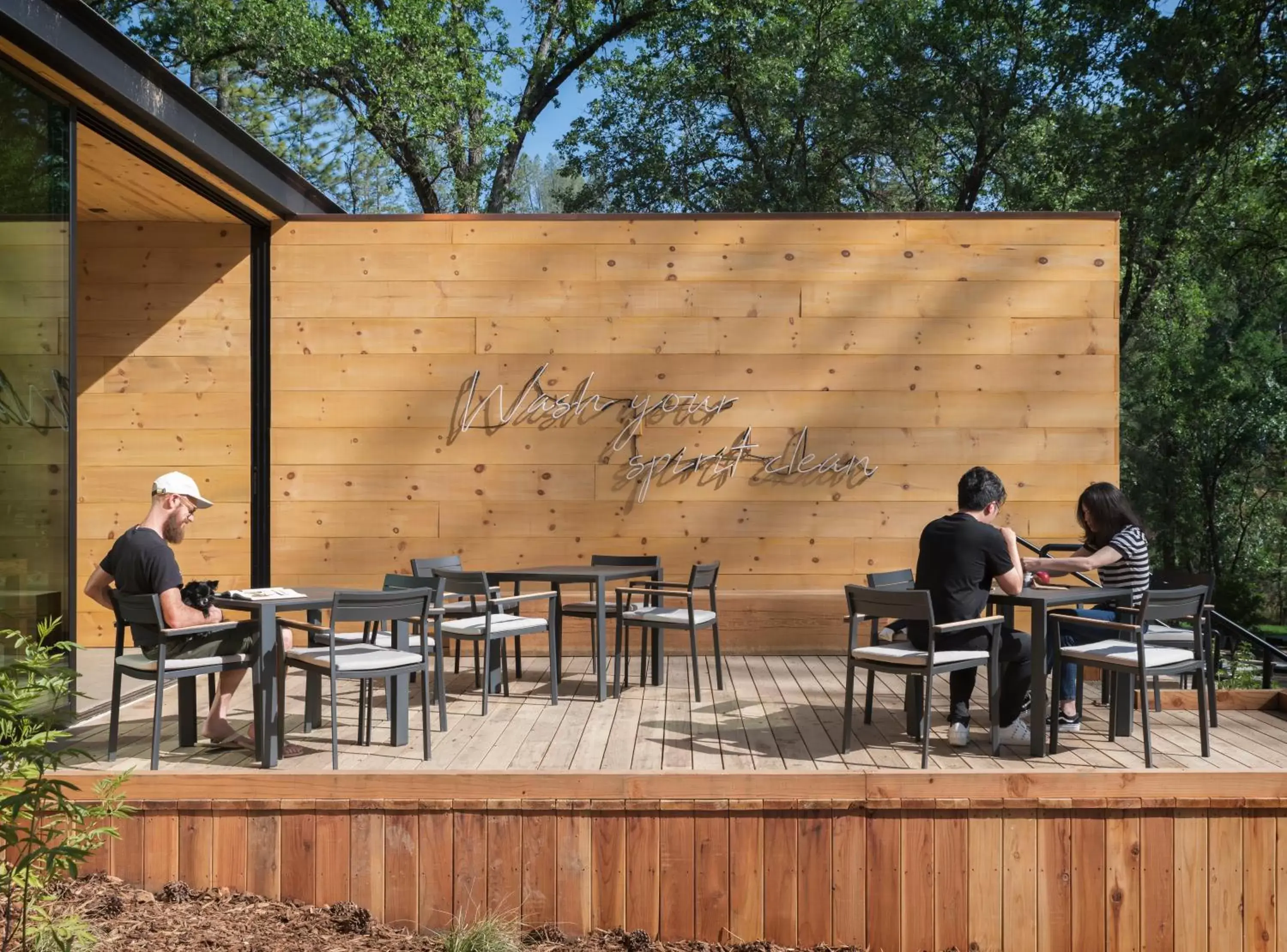 Property building in AutoCamp Yosemite Property building in AutoCamp Yosemite