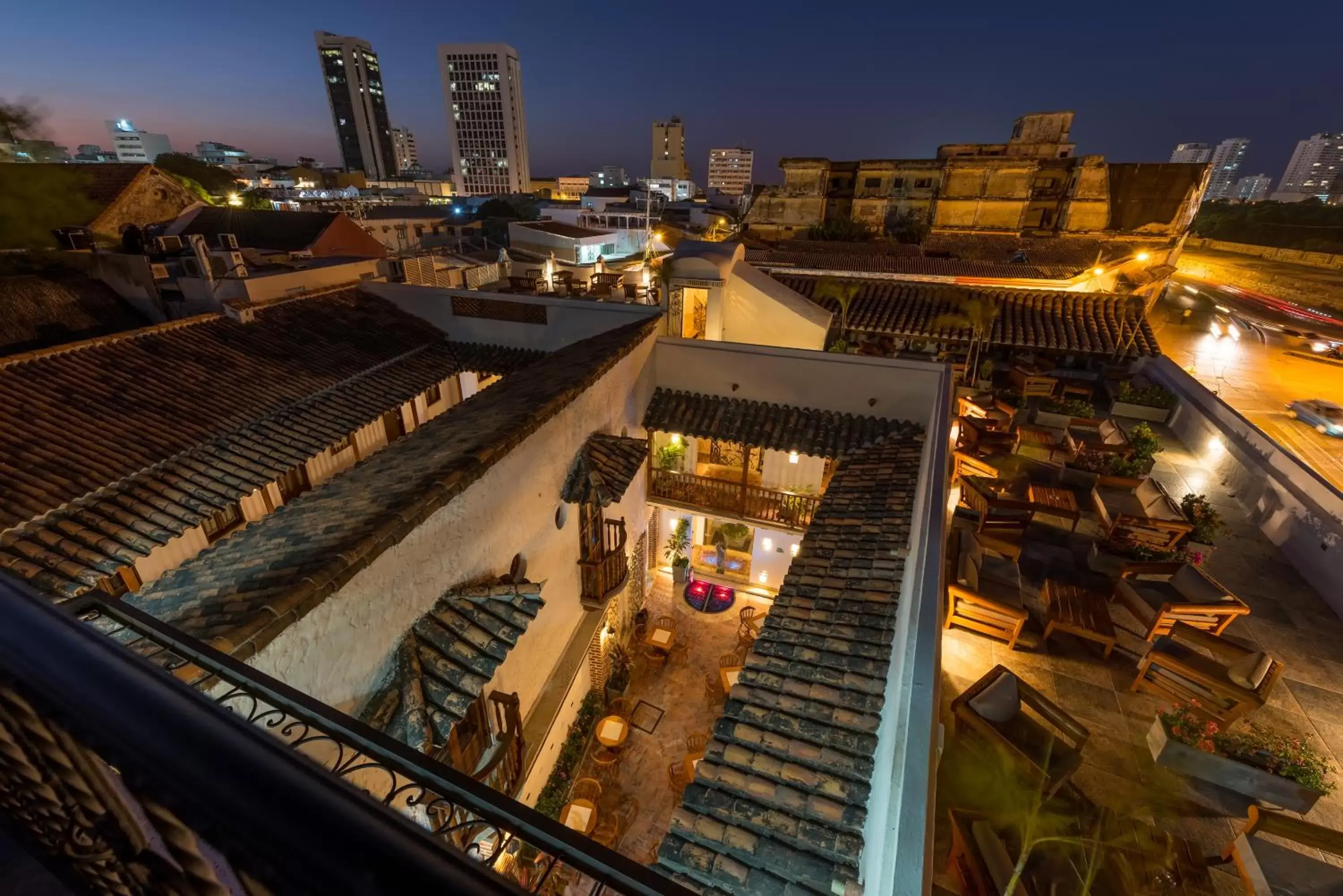 Bird's eye view, Bird's-eye View in Getsemani Cartagena Hotel