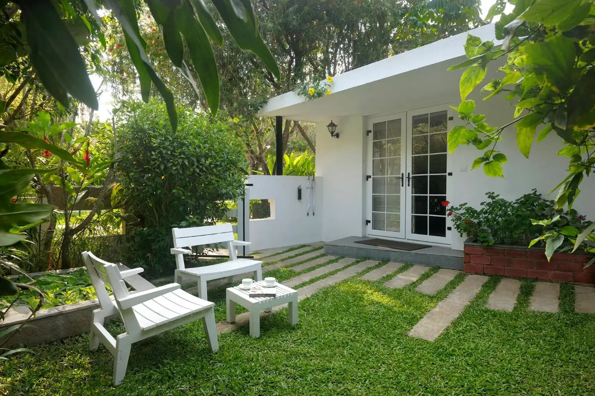 Inner courtyard view in Amanvana Spa Resort, Coorg