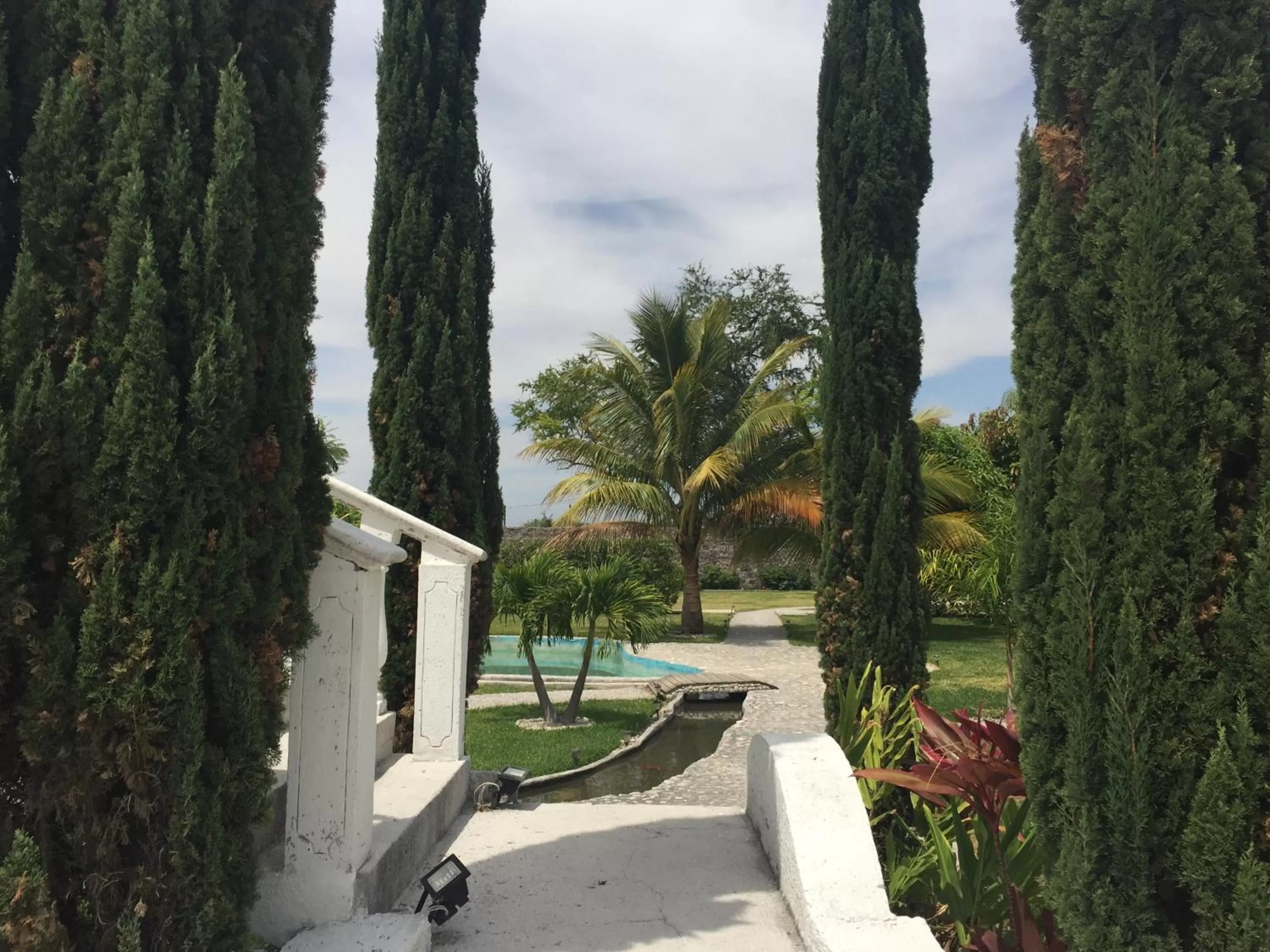Garden view in Quinta Souffle