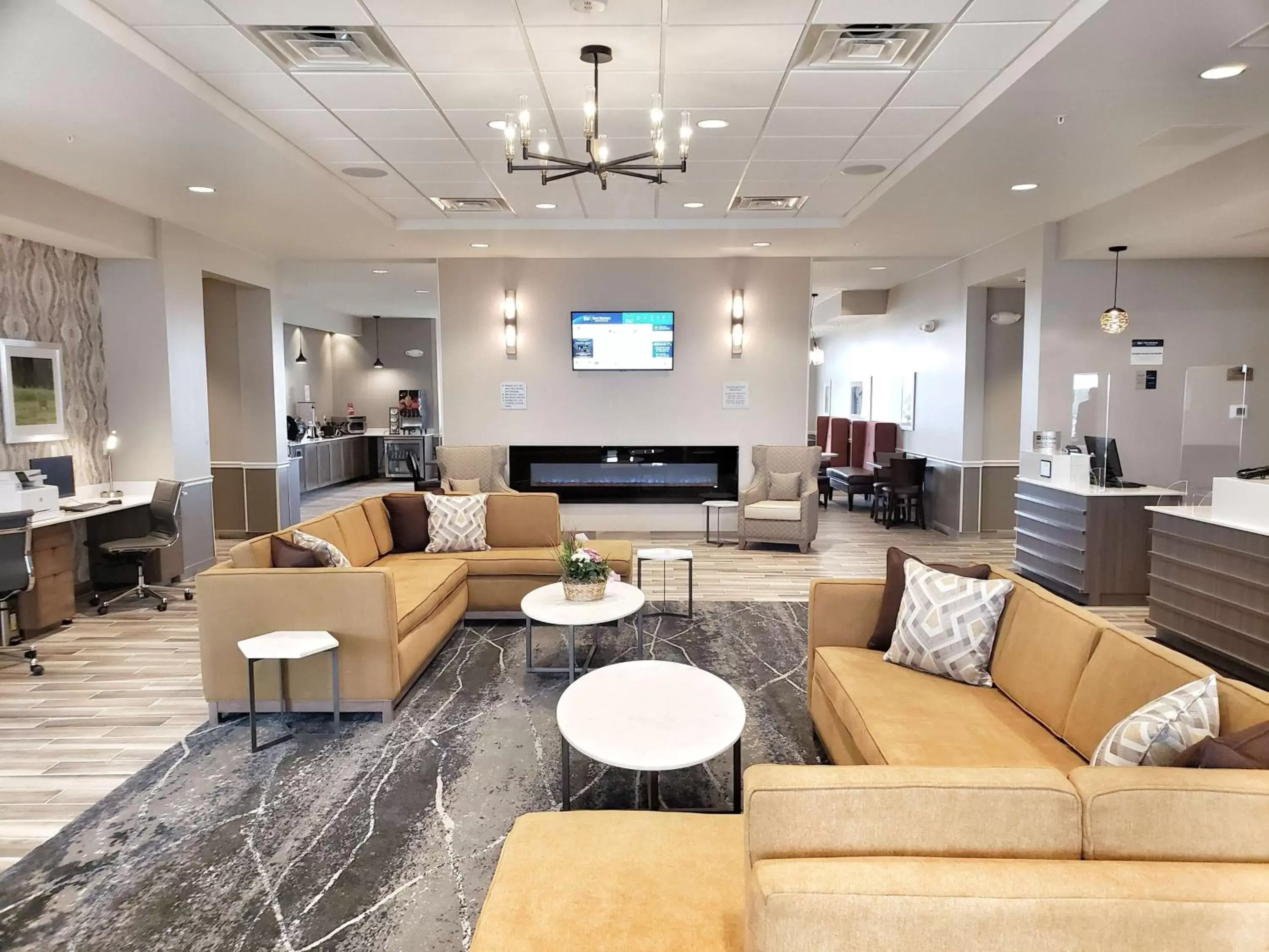 Lobby or reception, Lounge/Bar in Best Western Plus Jefferson