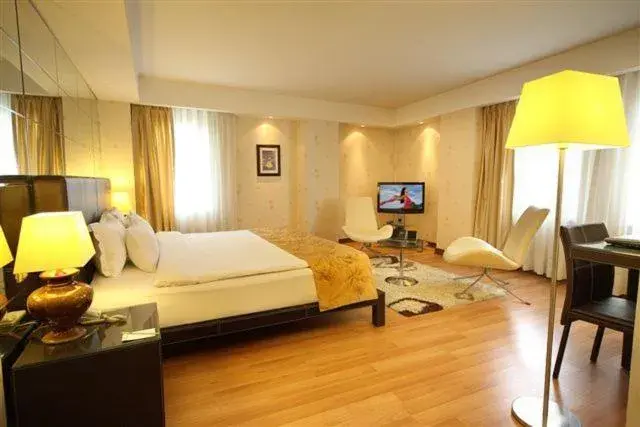 Bed in Cartoon Hotel
