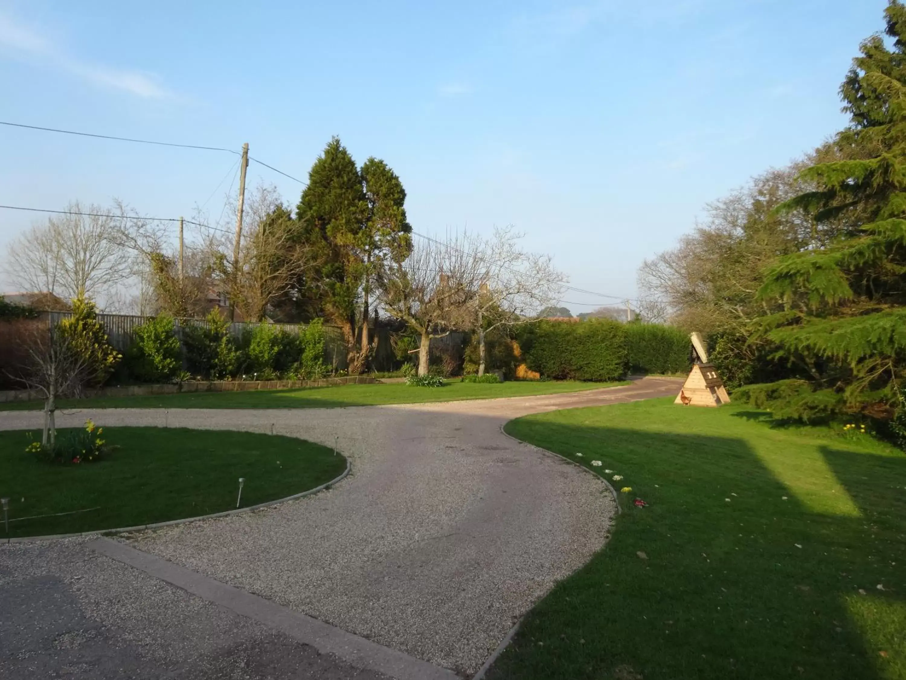 Garden view in Hunters Croft