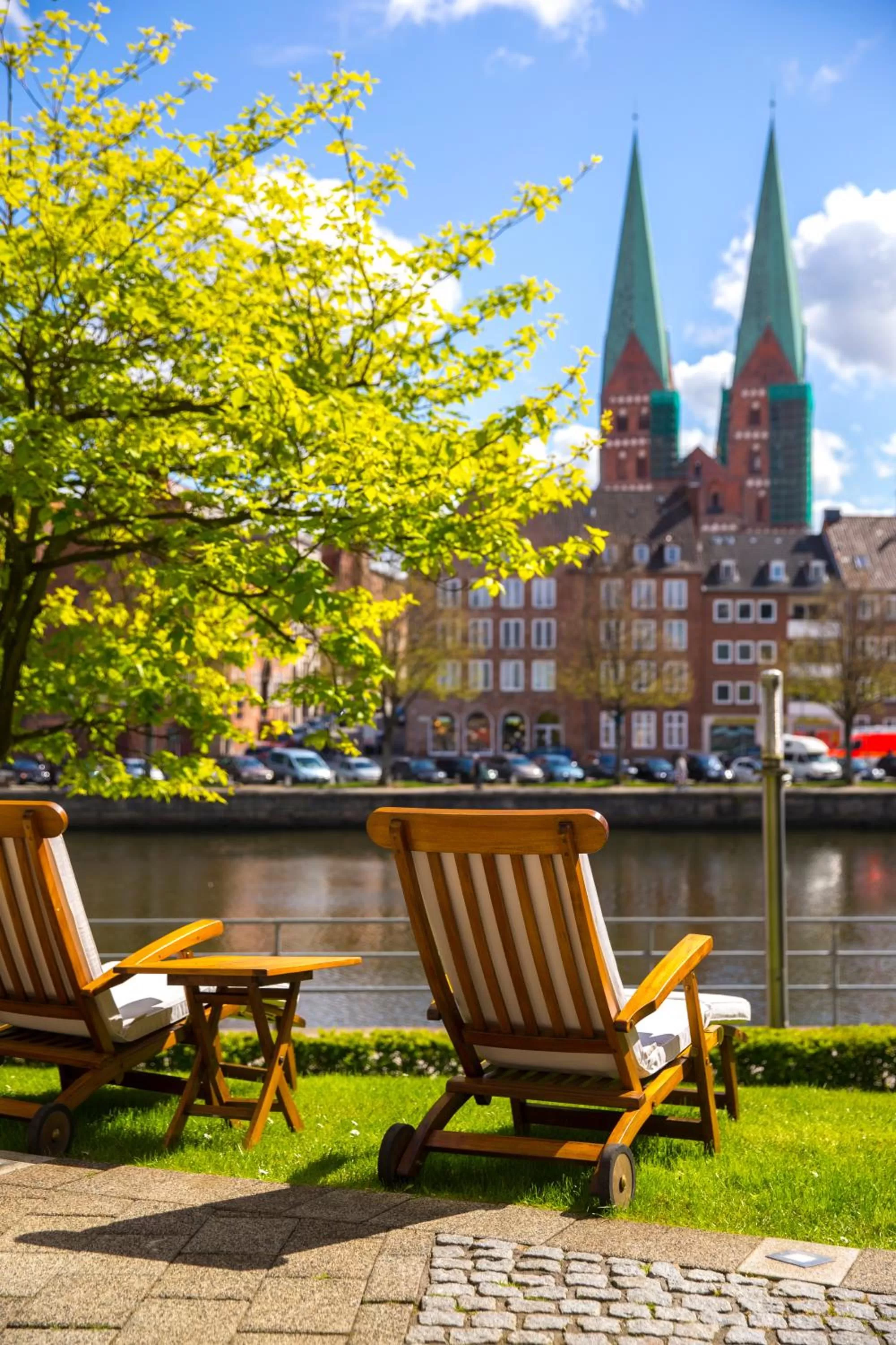 Balcony/Terrace in Radisson Blu Senator Hotel, Lübeck