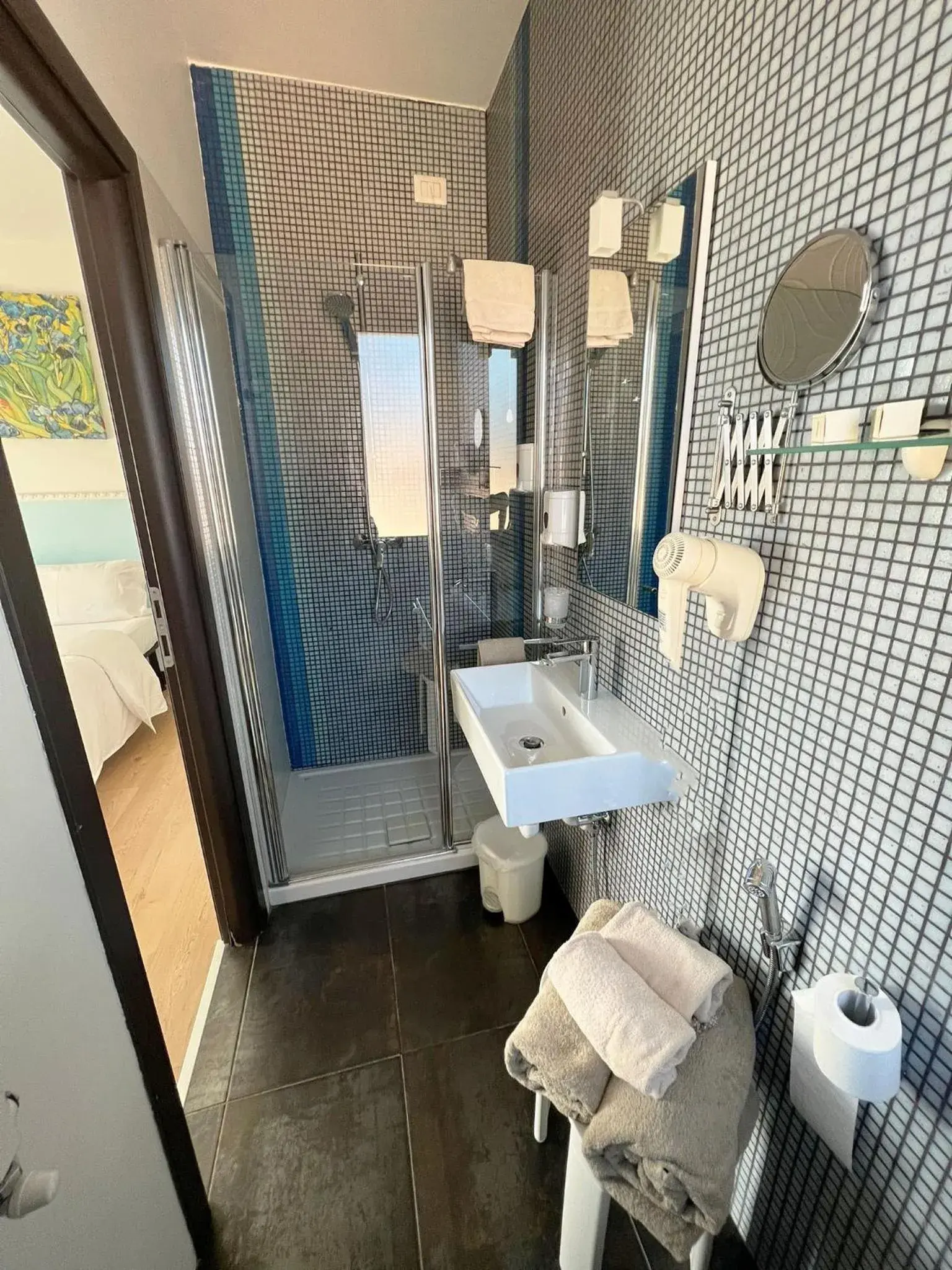 Bathroom in Garni Hotello Sport And Relax