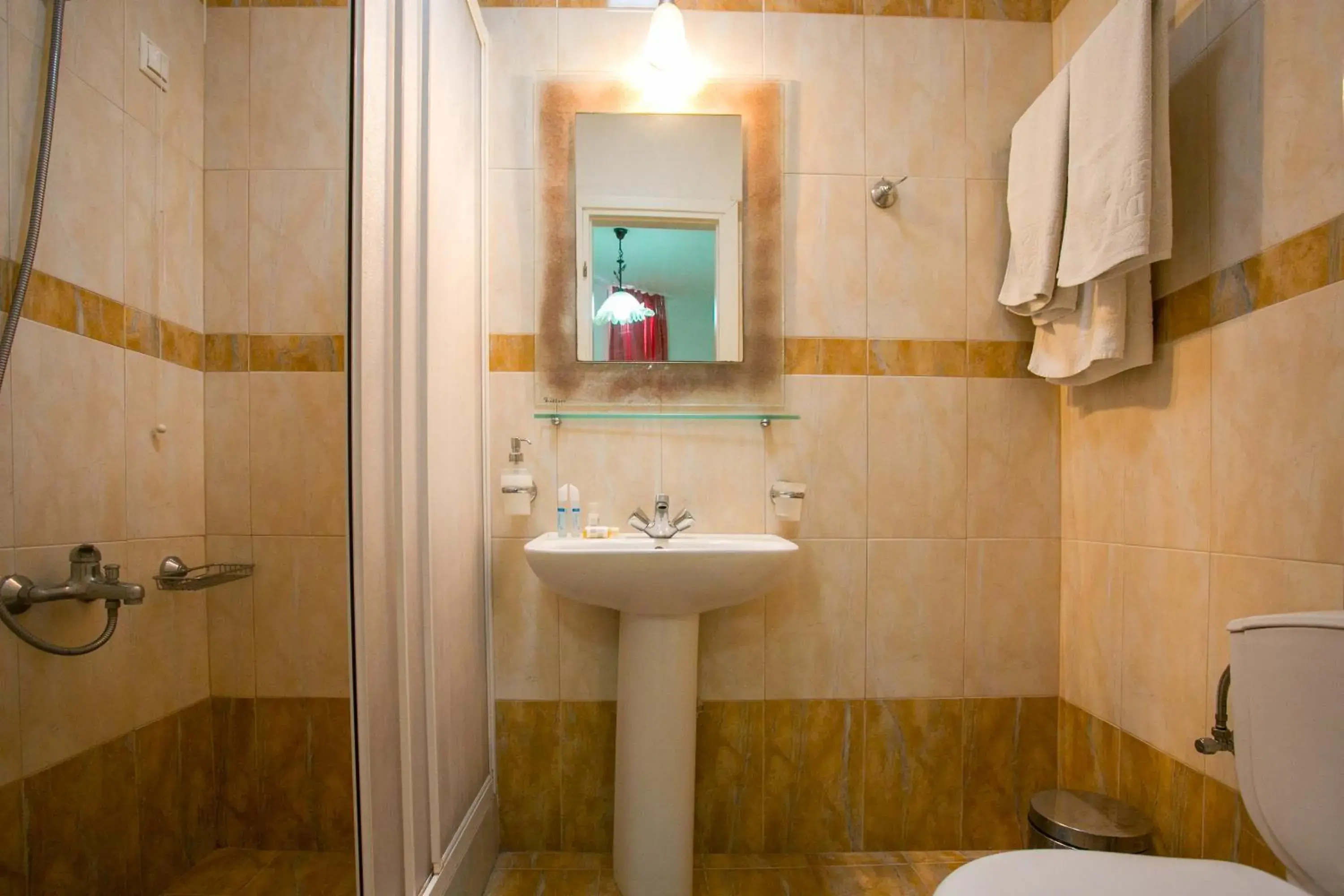 Bathroom in Asteras Paradise Hotel