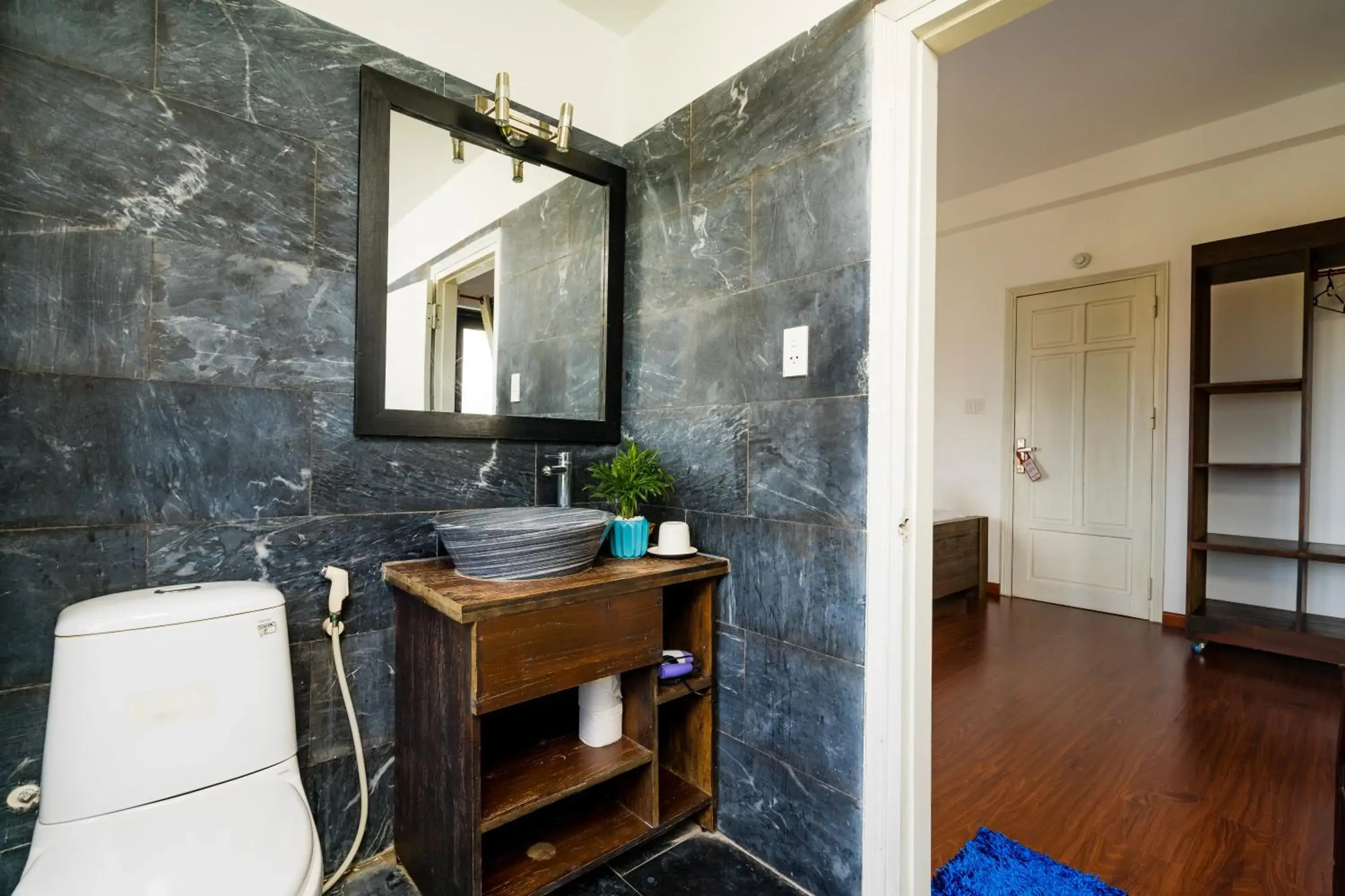 Toilet, Bathroom in Blue An Bang Villa