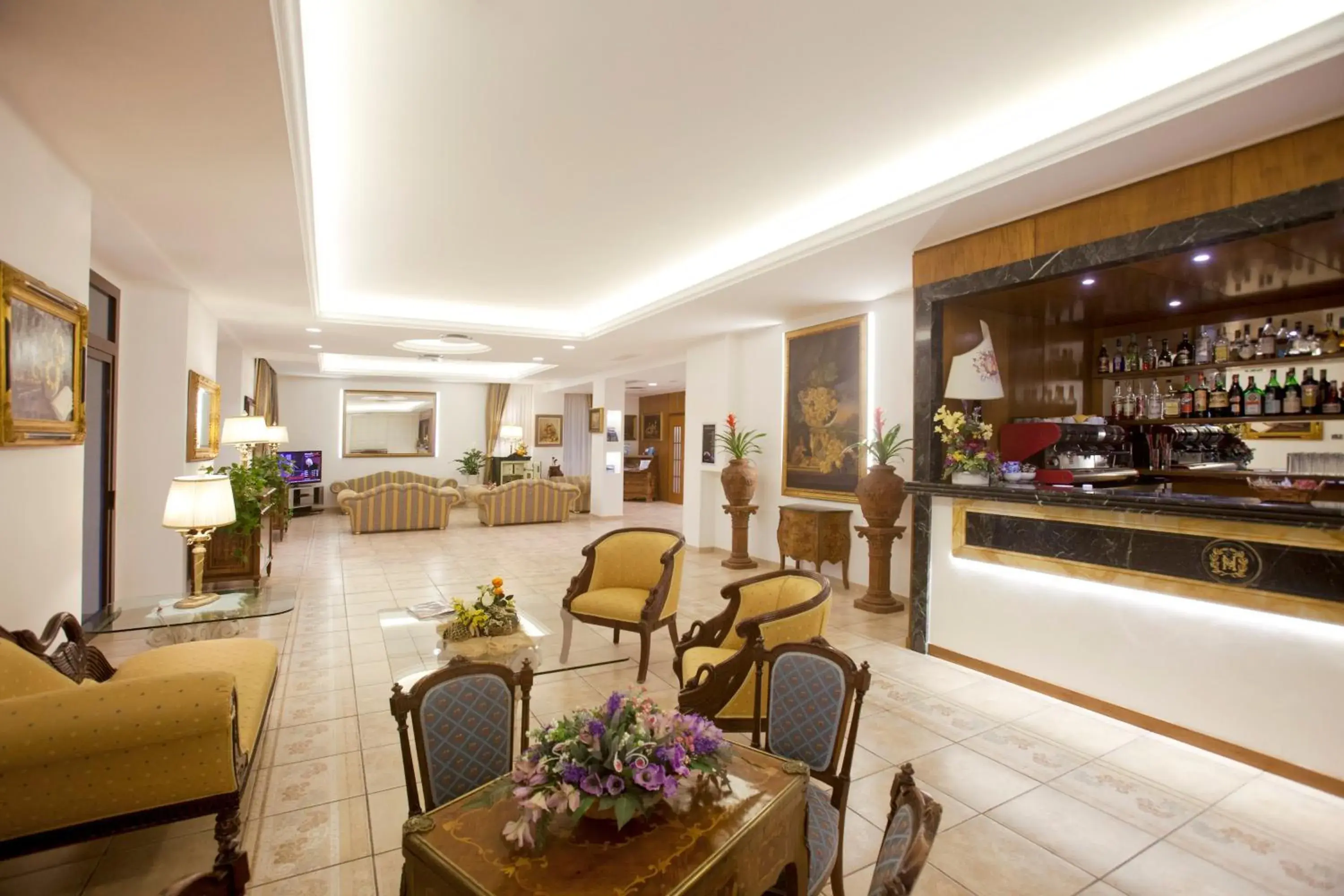 Lobby or reception in Baia D'Argento Lobby or reception in Baia D'Argento