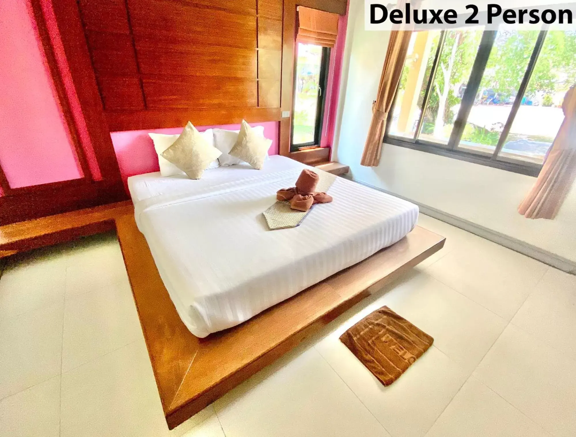 Bed in Lanta Emerald Bungalow