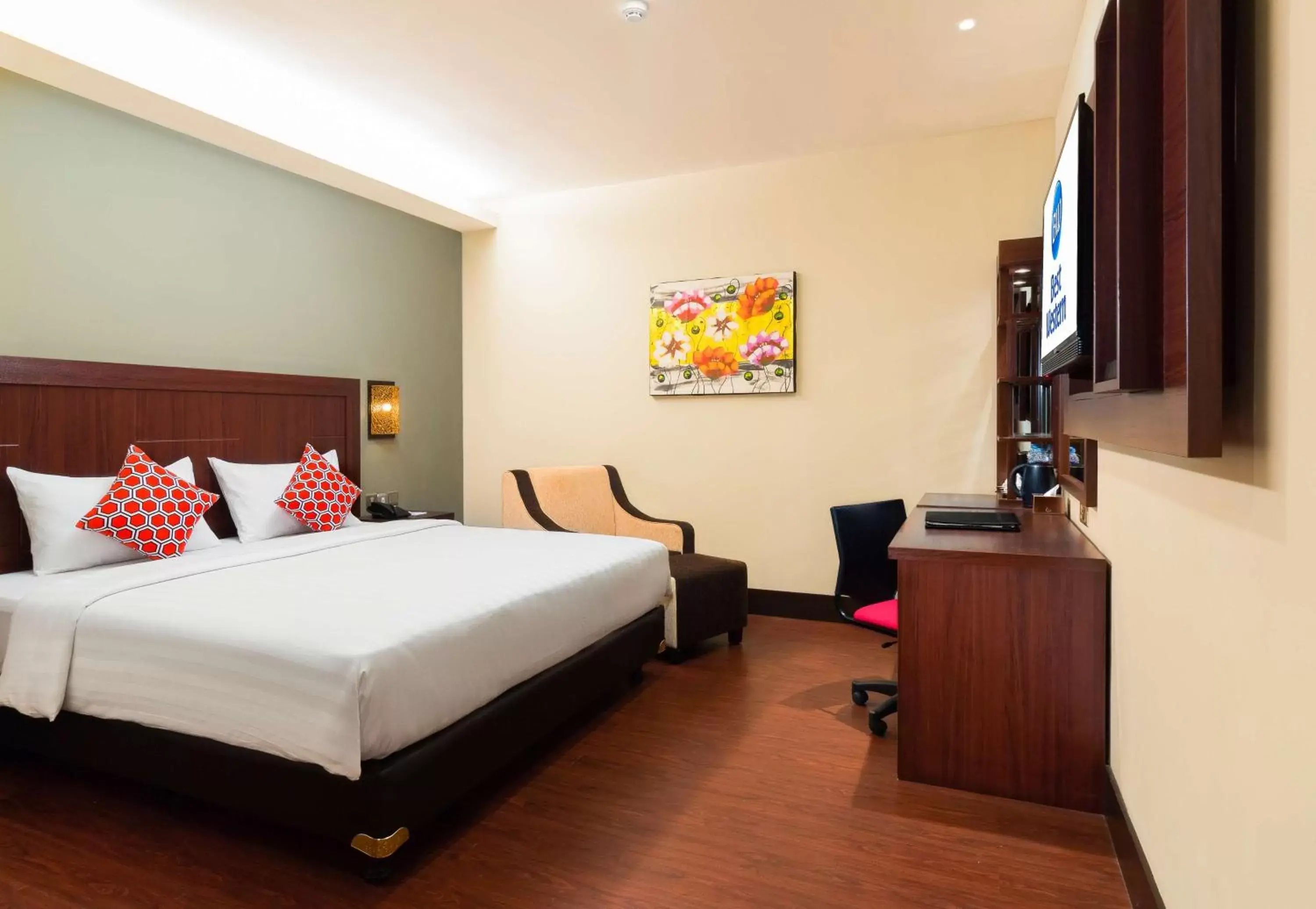 Bedroom, Bed in Best Western Senayan