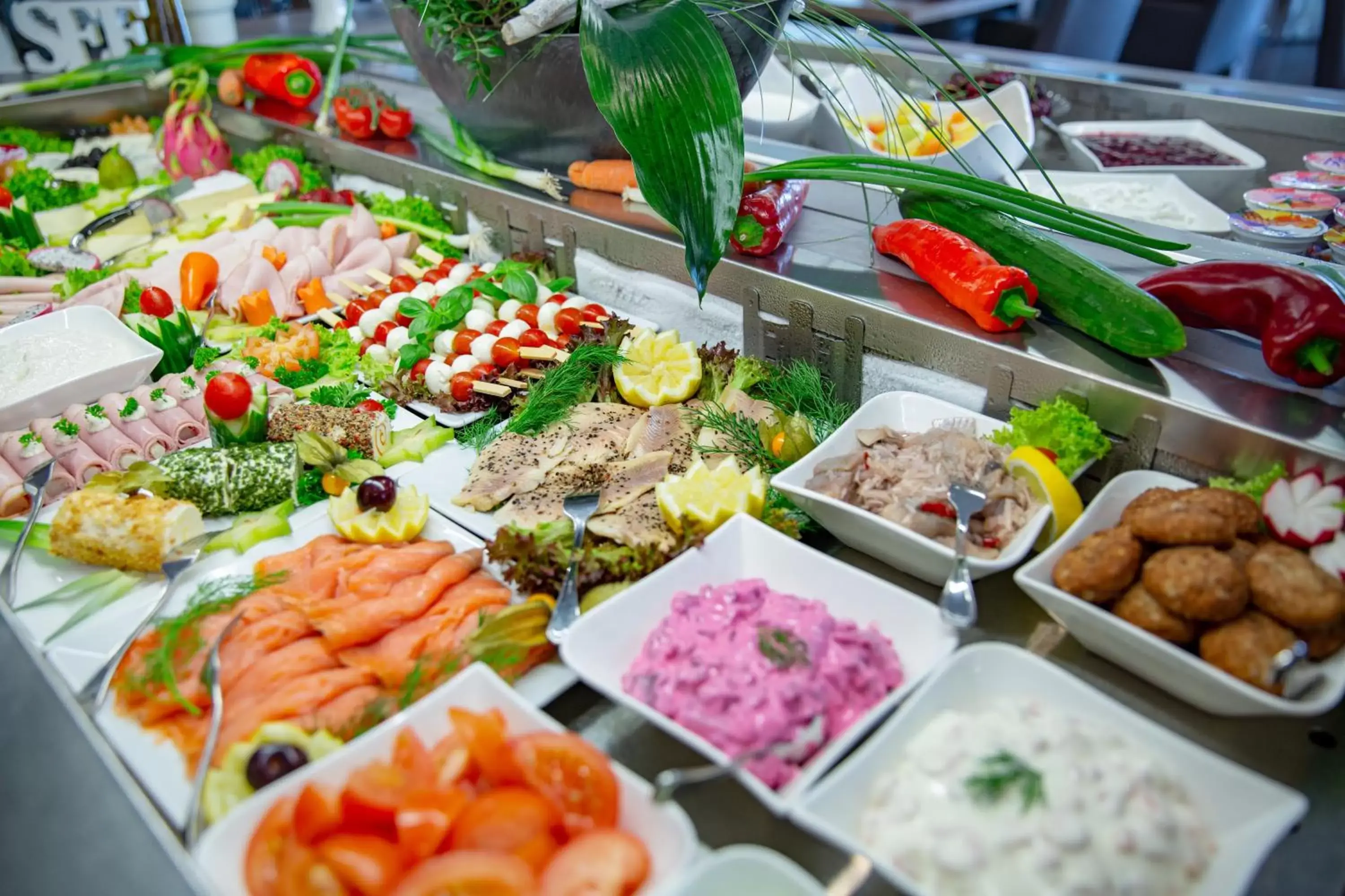 Buffet breakfast in Stadthotel Eckernförde