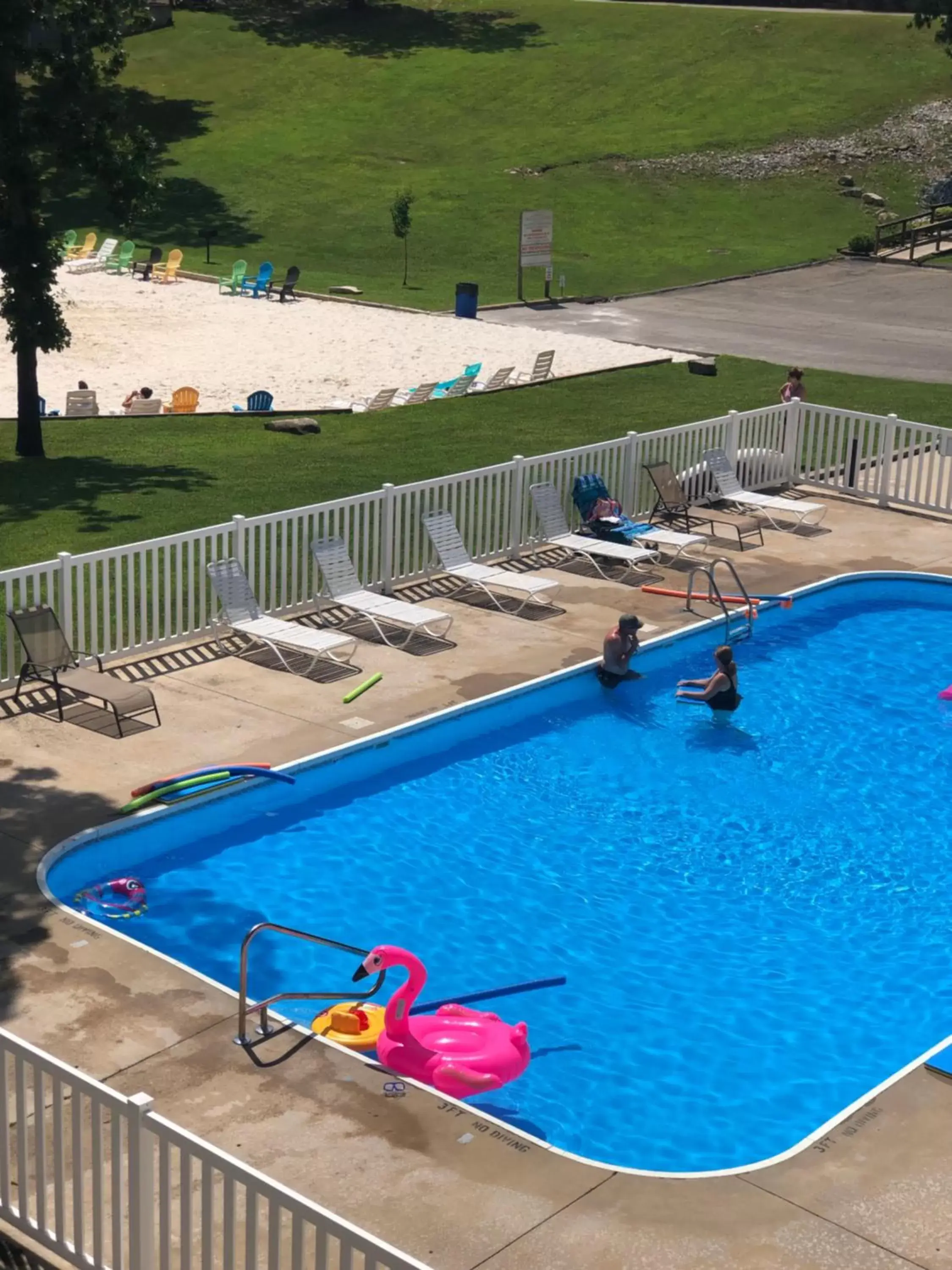 Beach, Pool View in Crown Lake Resort & RV