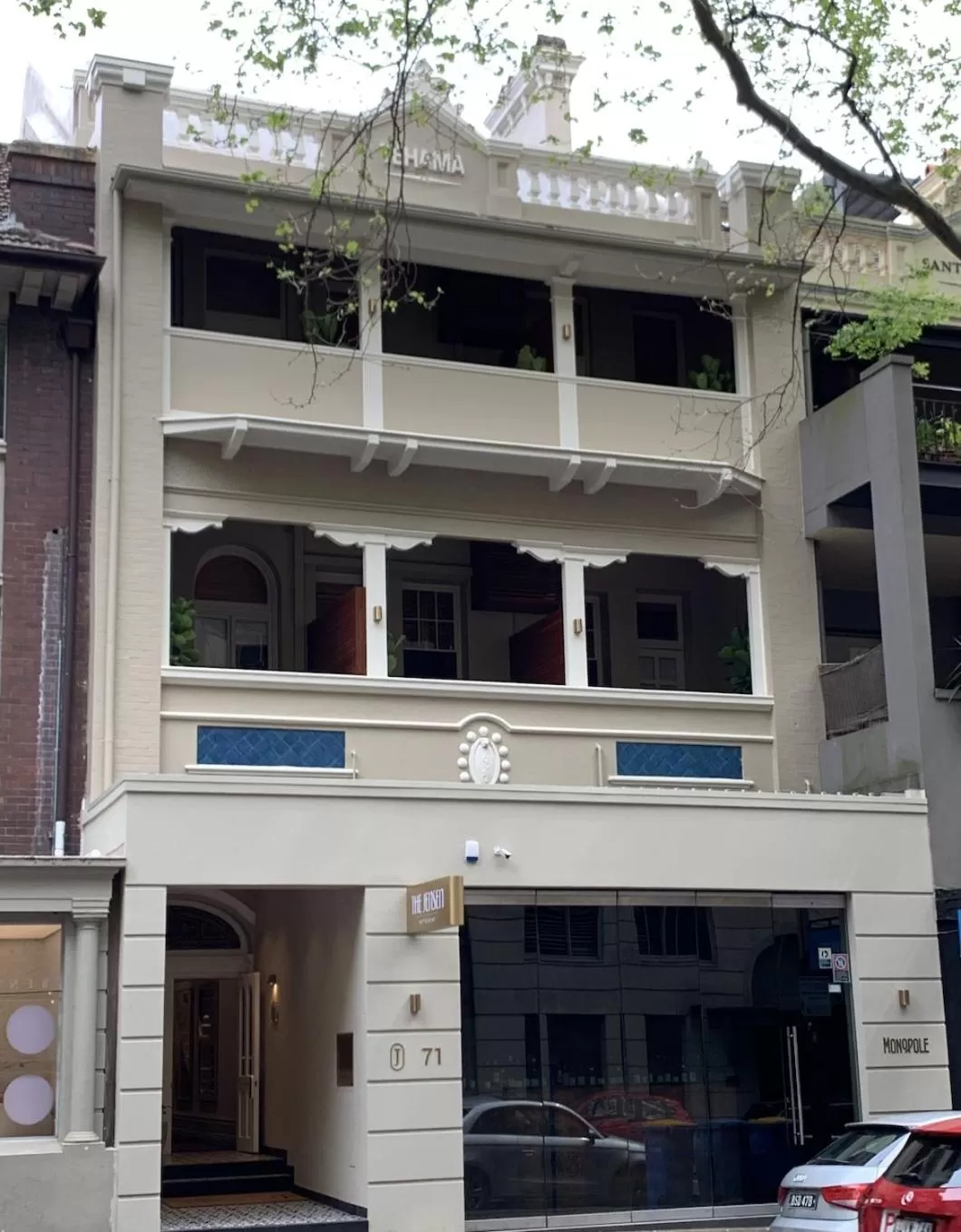 Property building in The Jensen Potts Point