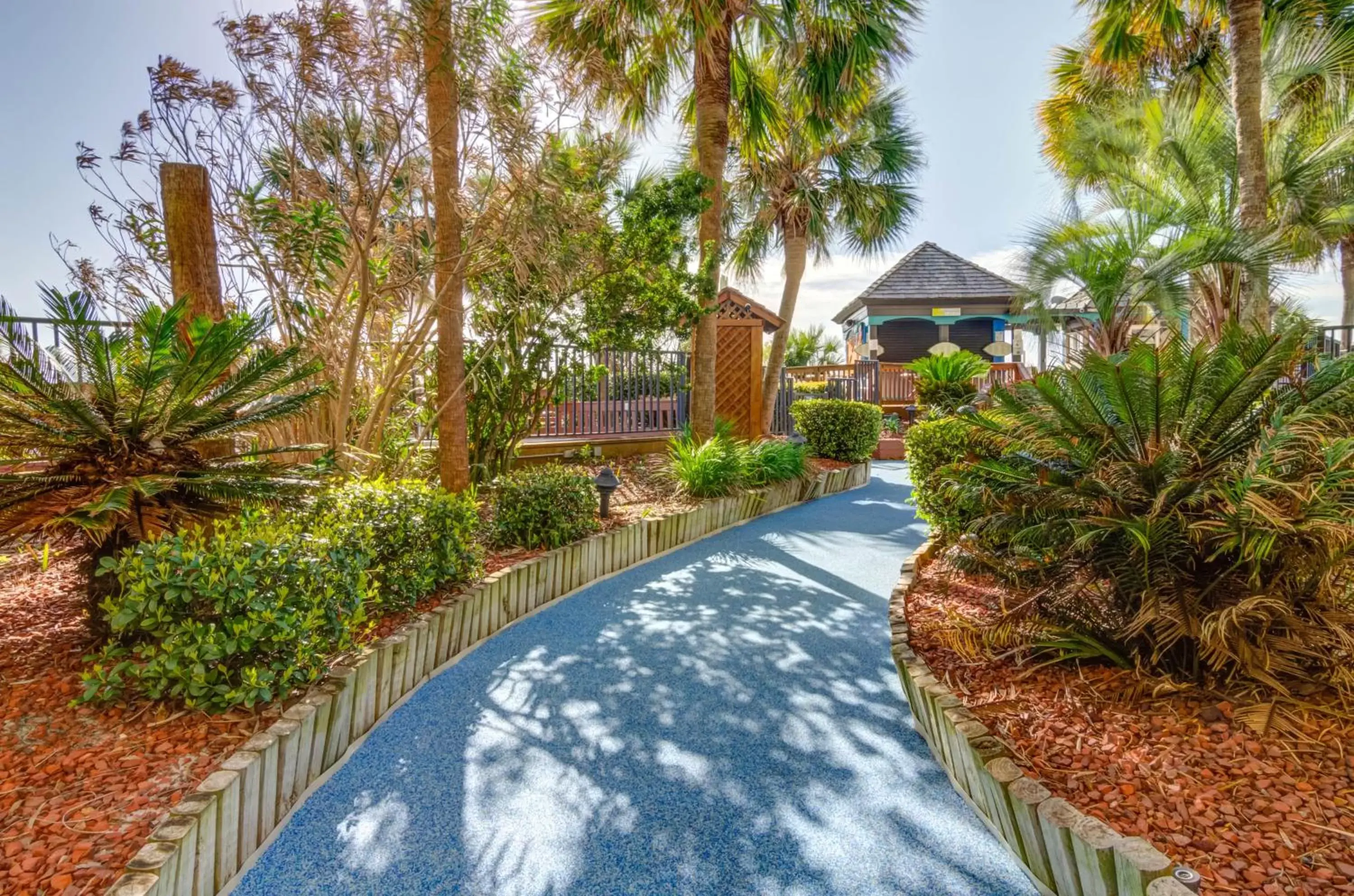 Decorative detail in Beach Cove Resort