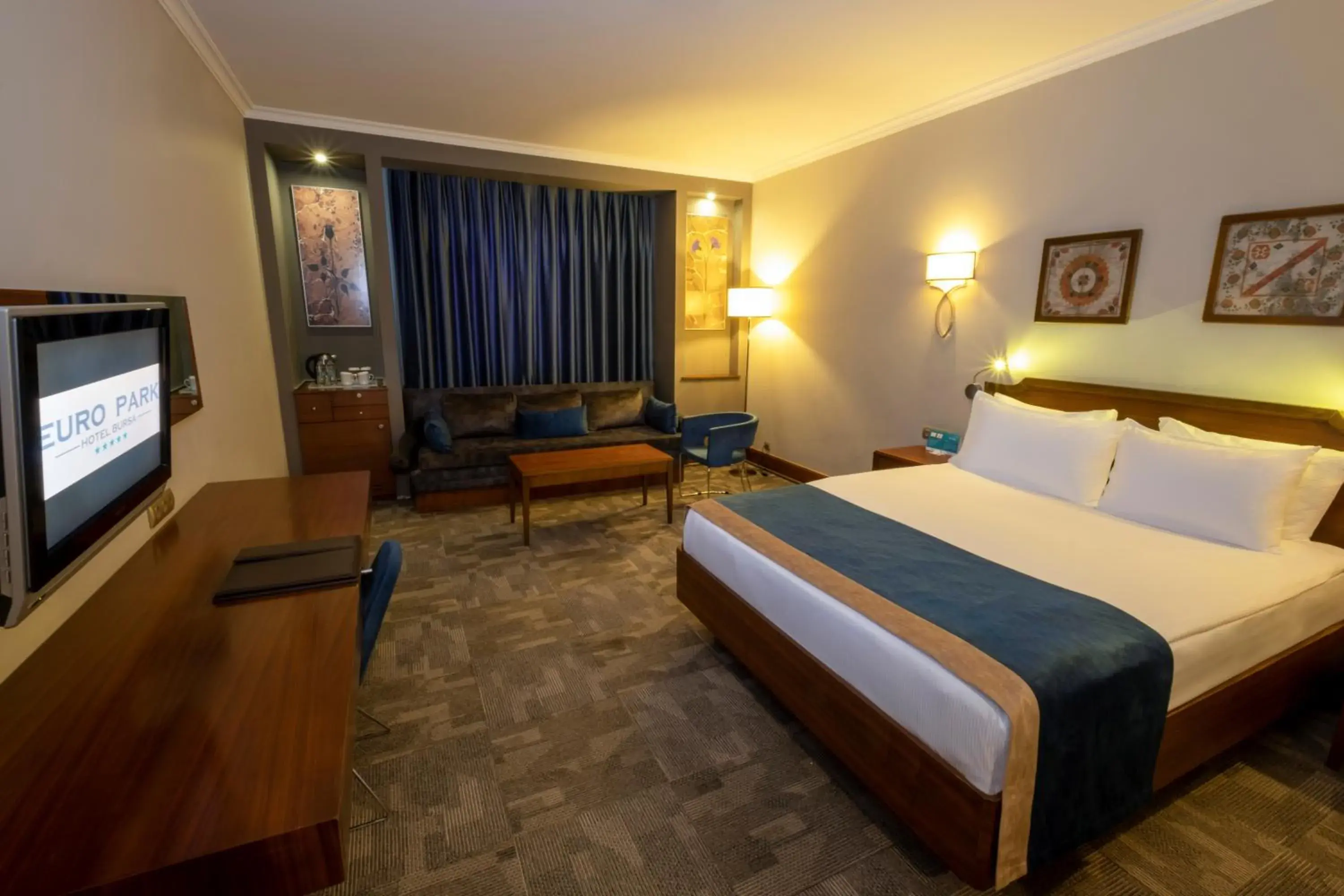 Bed in Euro Park Hotel Bursa