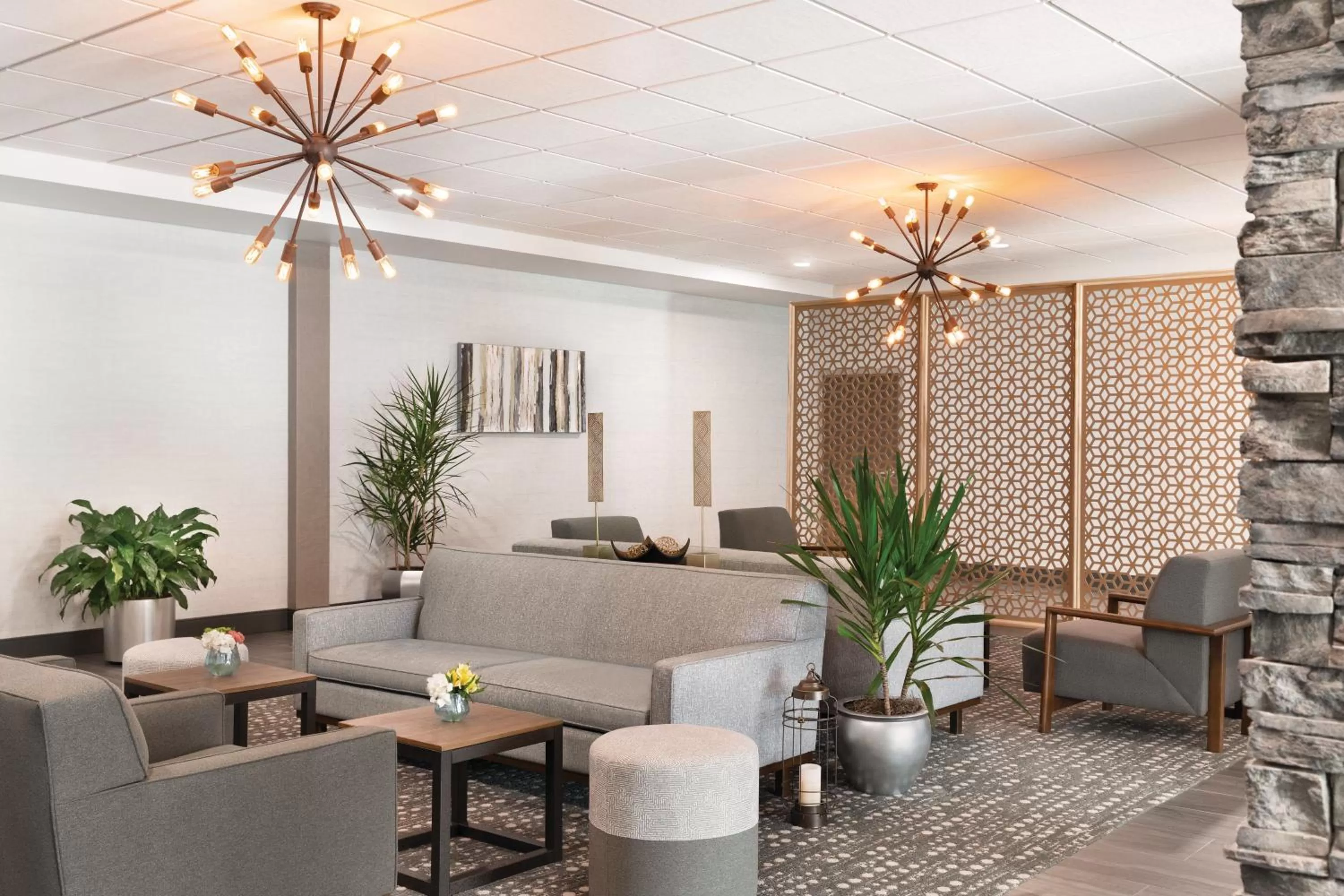 Lobby or reception in Radisson Hotel Oklahoma City Airport