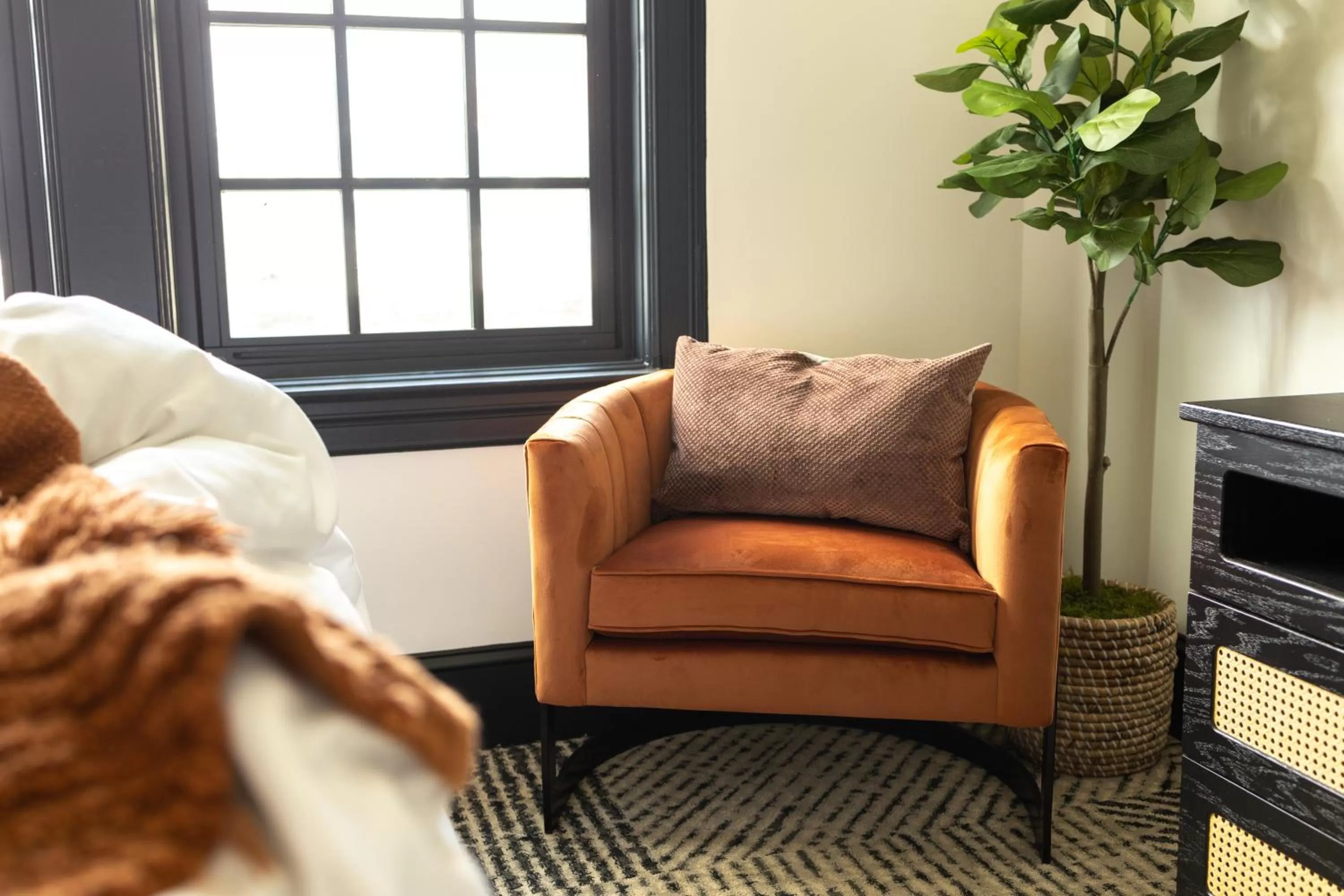 Seating area in Hotel Thaxter