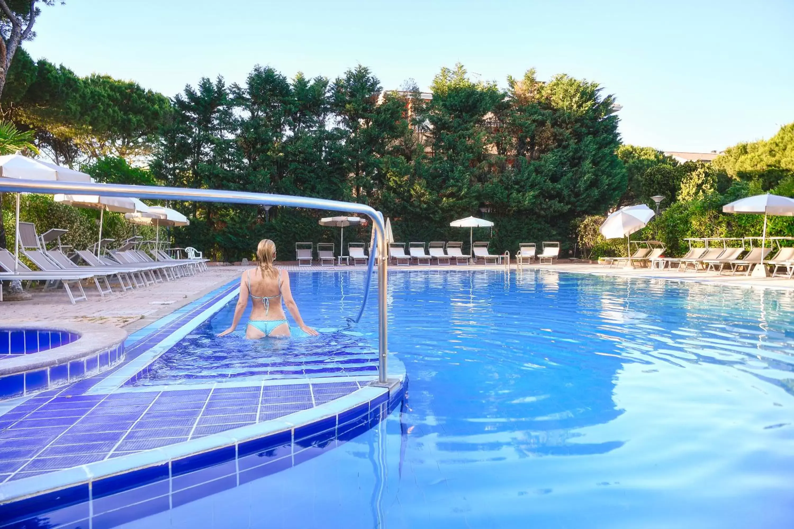 Swimming Pool in Park Hotel Terme