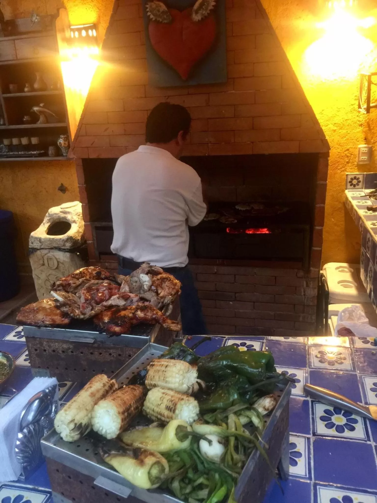 BBQ facilities in Hacienda Boutique B&B and Spa Solo Adultos