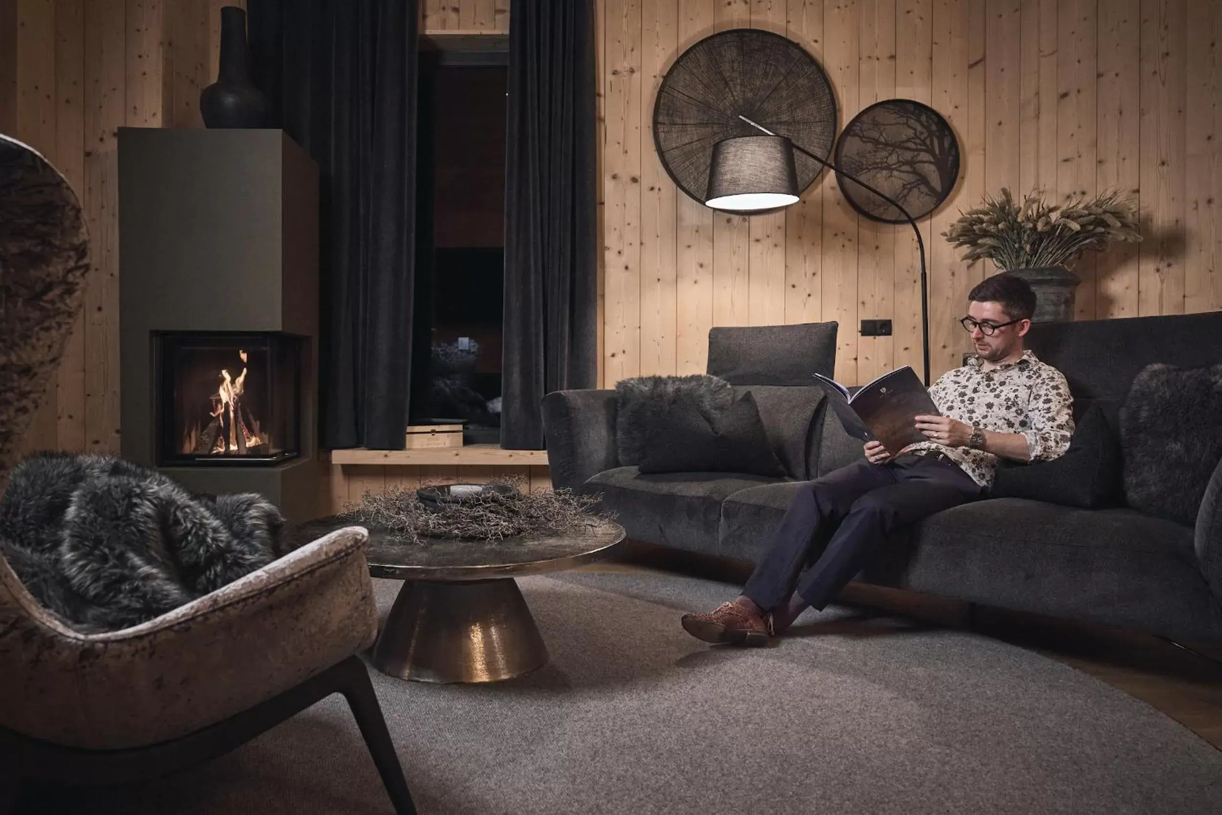 Living room, Seating Area in Tenne Lodges