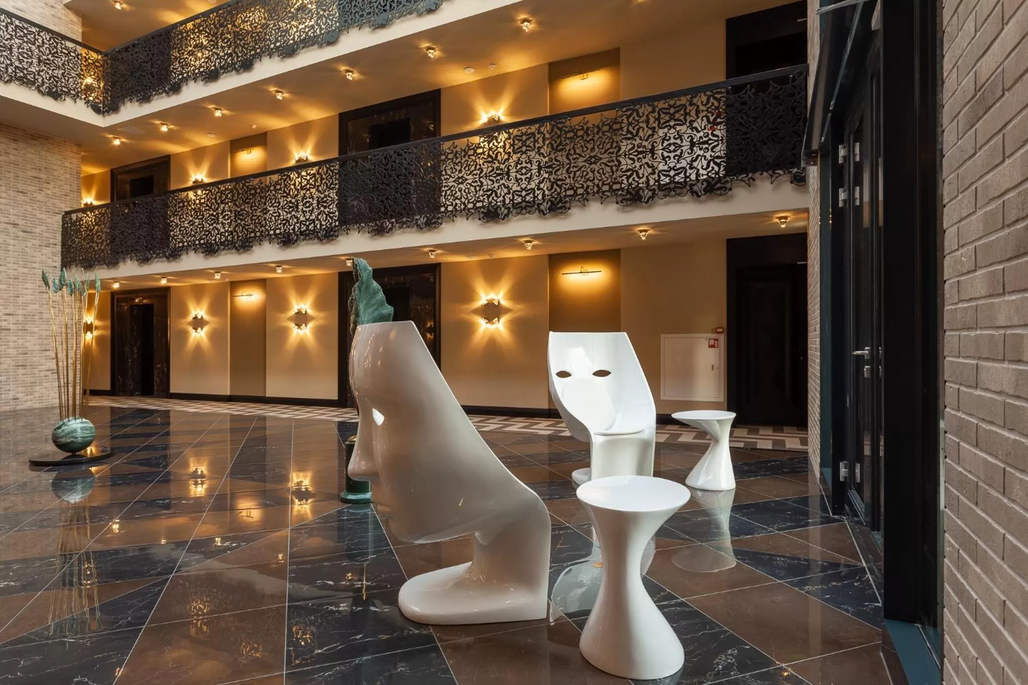 Seating area in Amsterdam Plaza Hotel & SPA