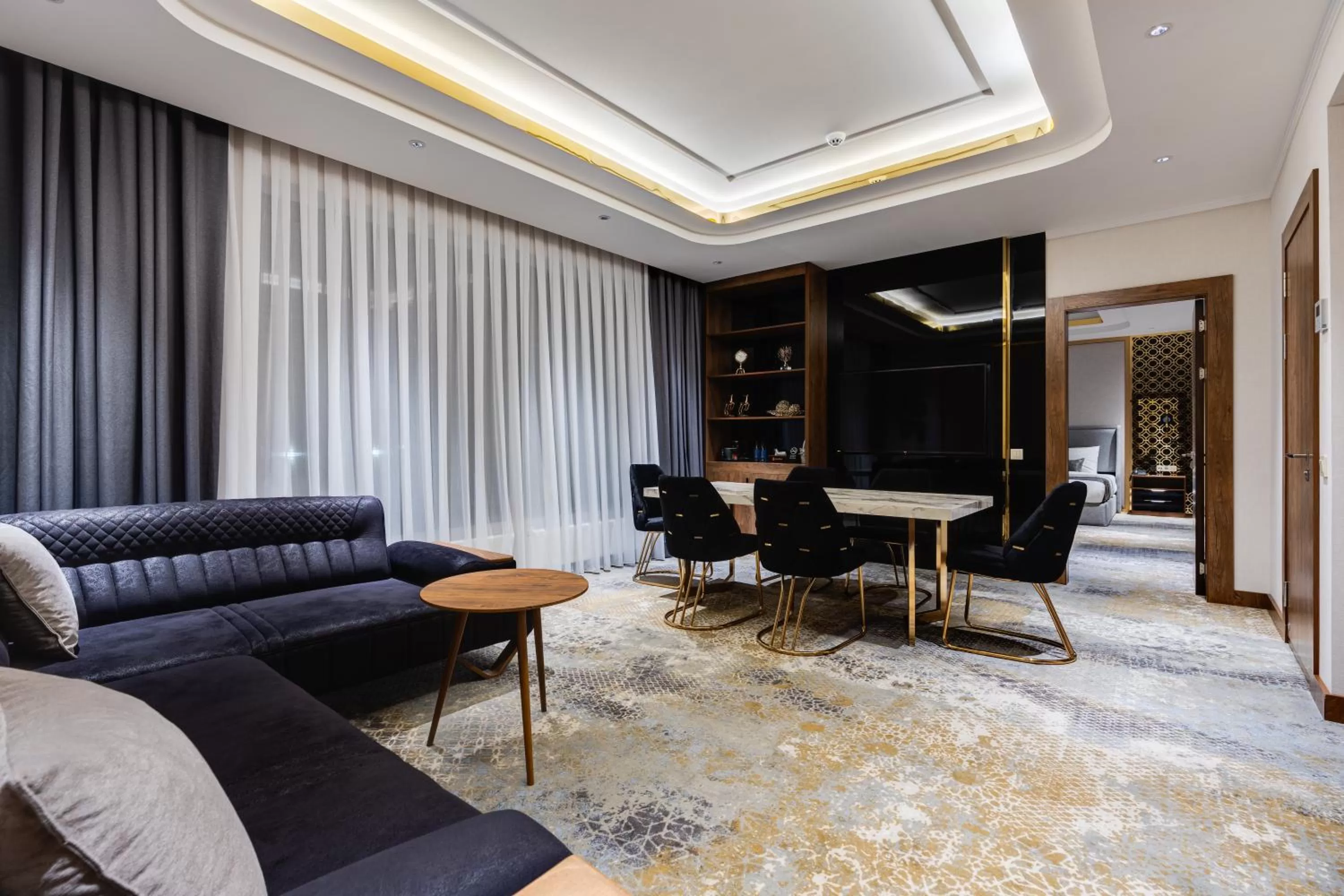 Living room in Shamsan Airport Hotel