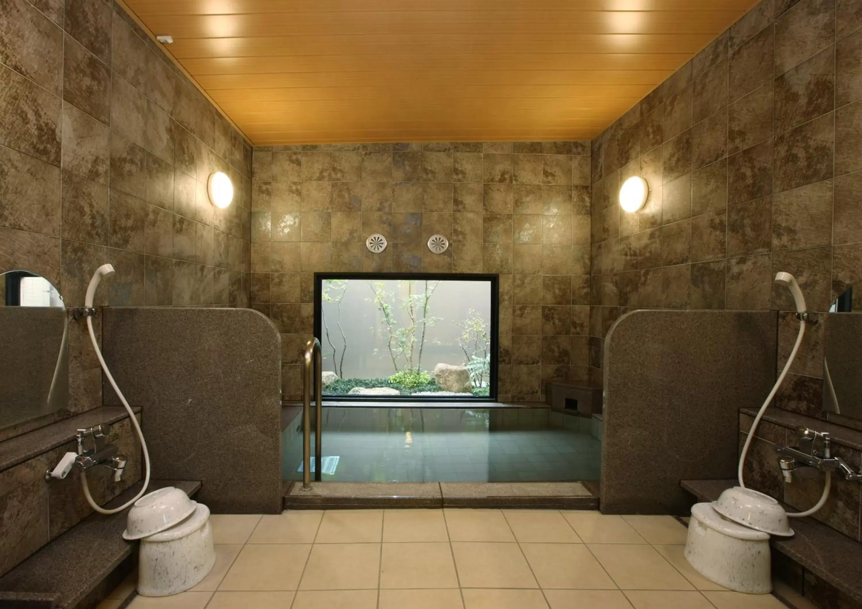 Public Bath, Bathroom in Hotel Route-Inn Handakamezaki