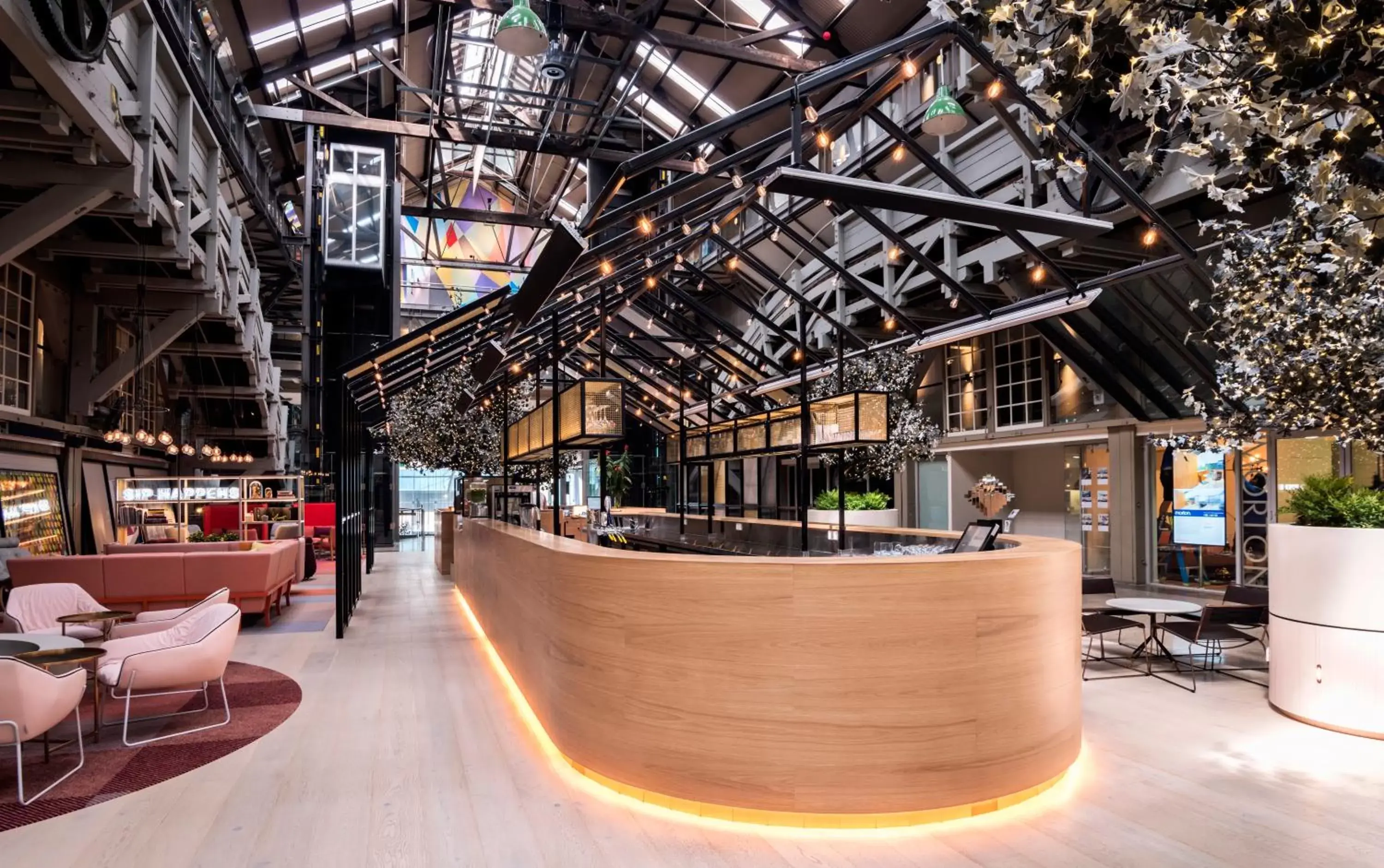 Lobby or reception in Ovolo Sydney Woolloomooloo, a Wyndham Hotel Lobby or reception in Ovolo Sydney Woolloomooloo, a Wyndham Hotel