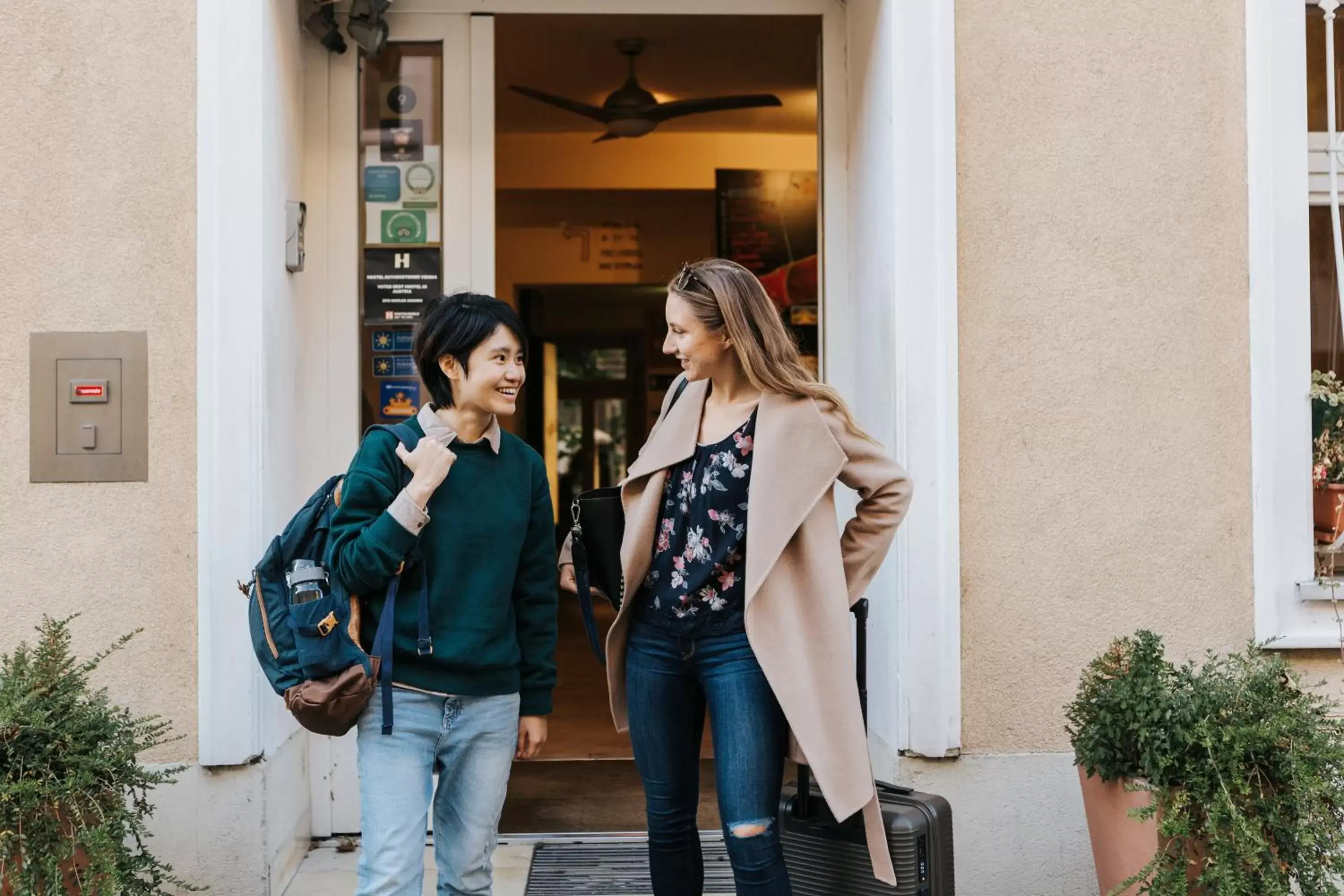 People in Vienna Hostel Ruthensteiner