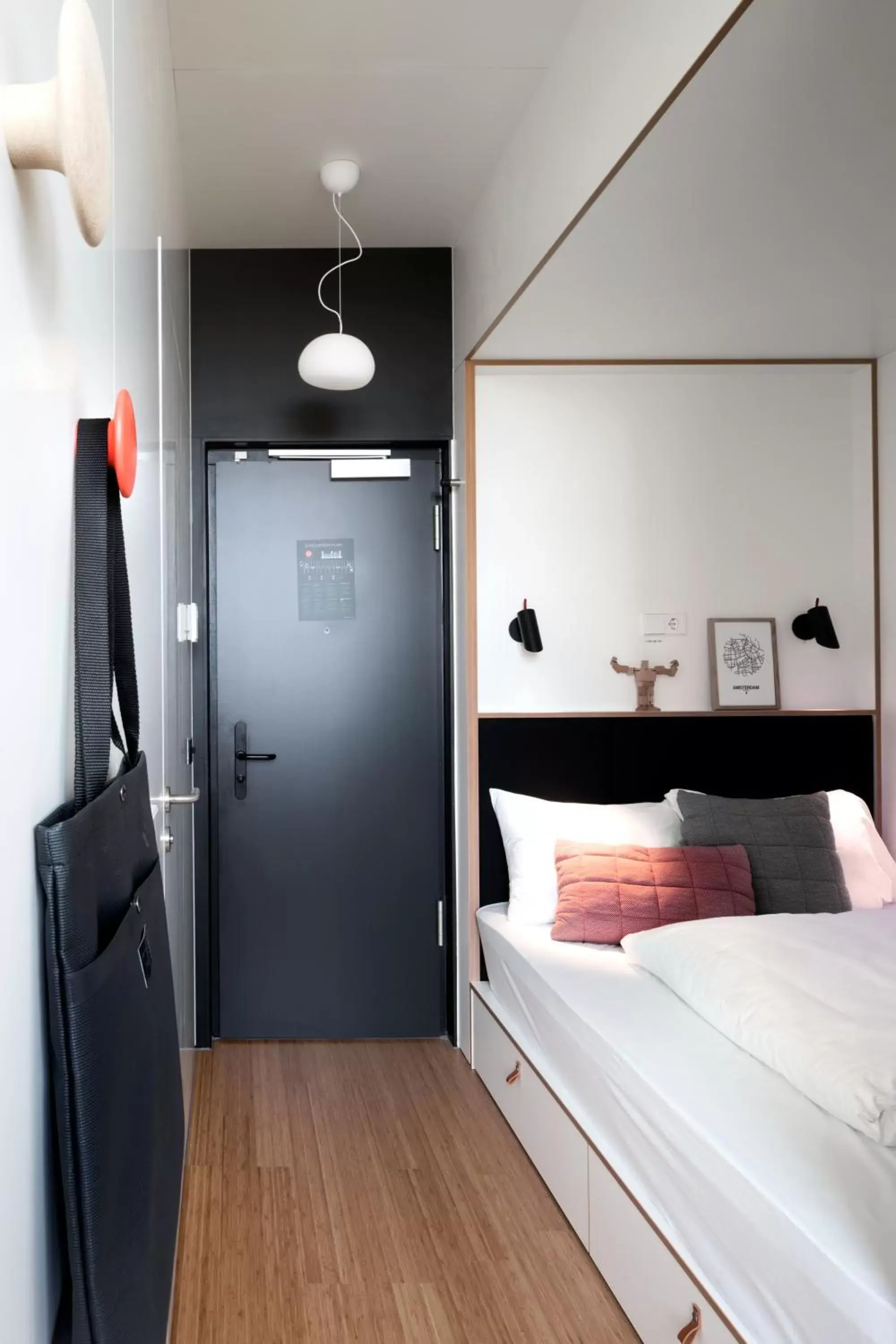Bed in Zoku Amsterdam