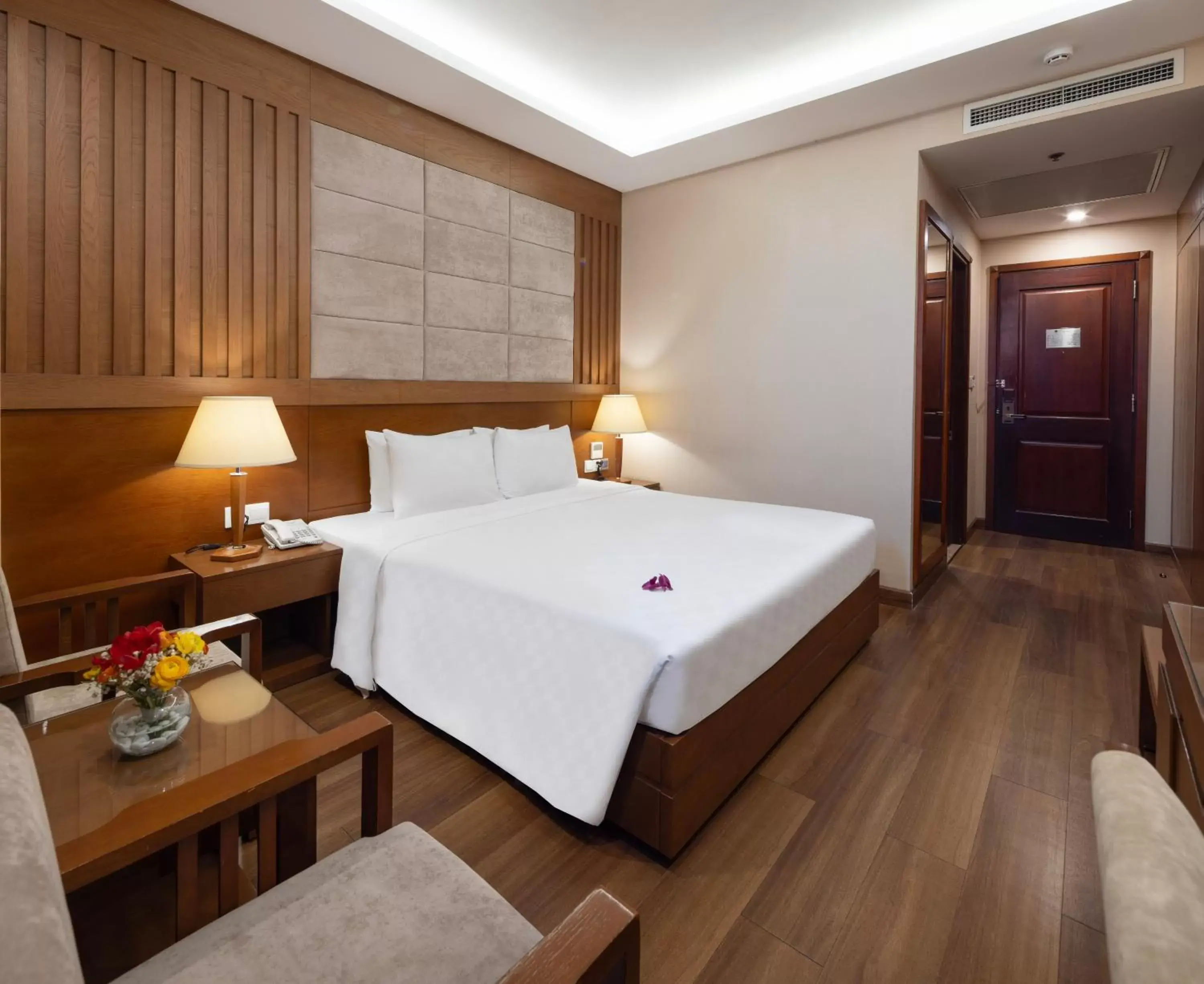 Bedroom in Eden Star Saigon Hotel