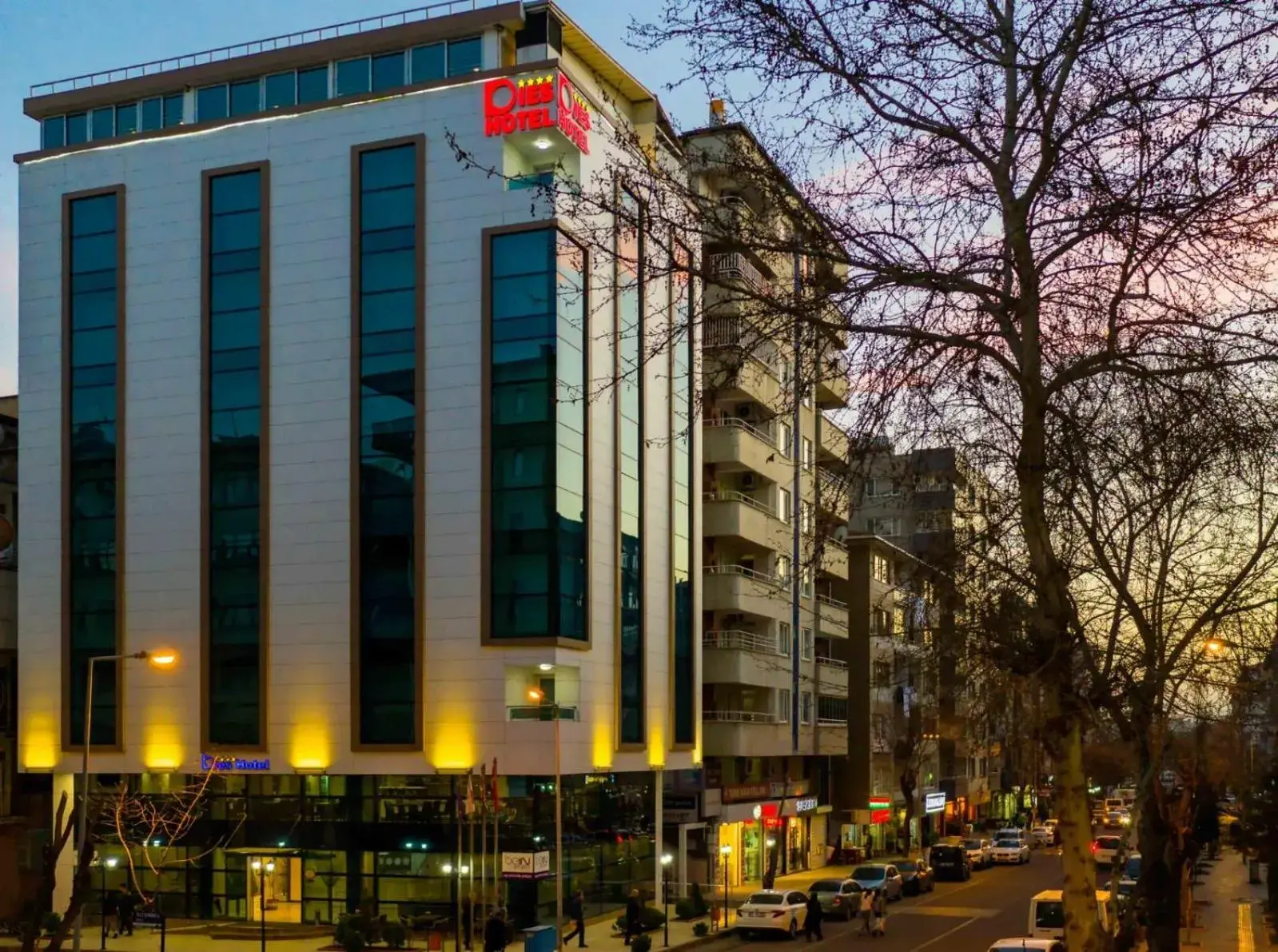 Property building in Dies Hotel Property building in Dies Hotel