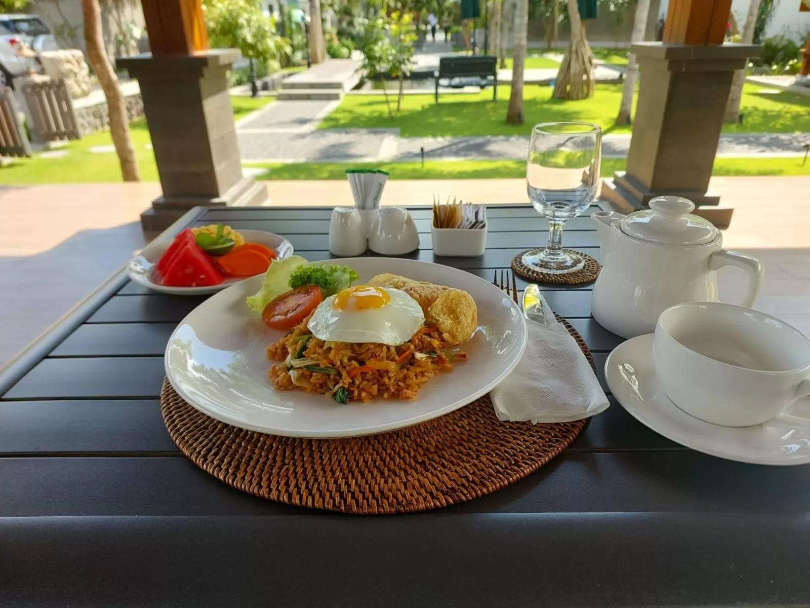 Breakfast in The Valerian Villa Ubud
