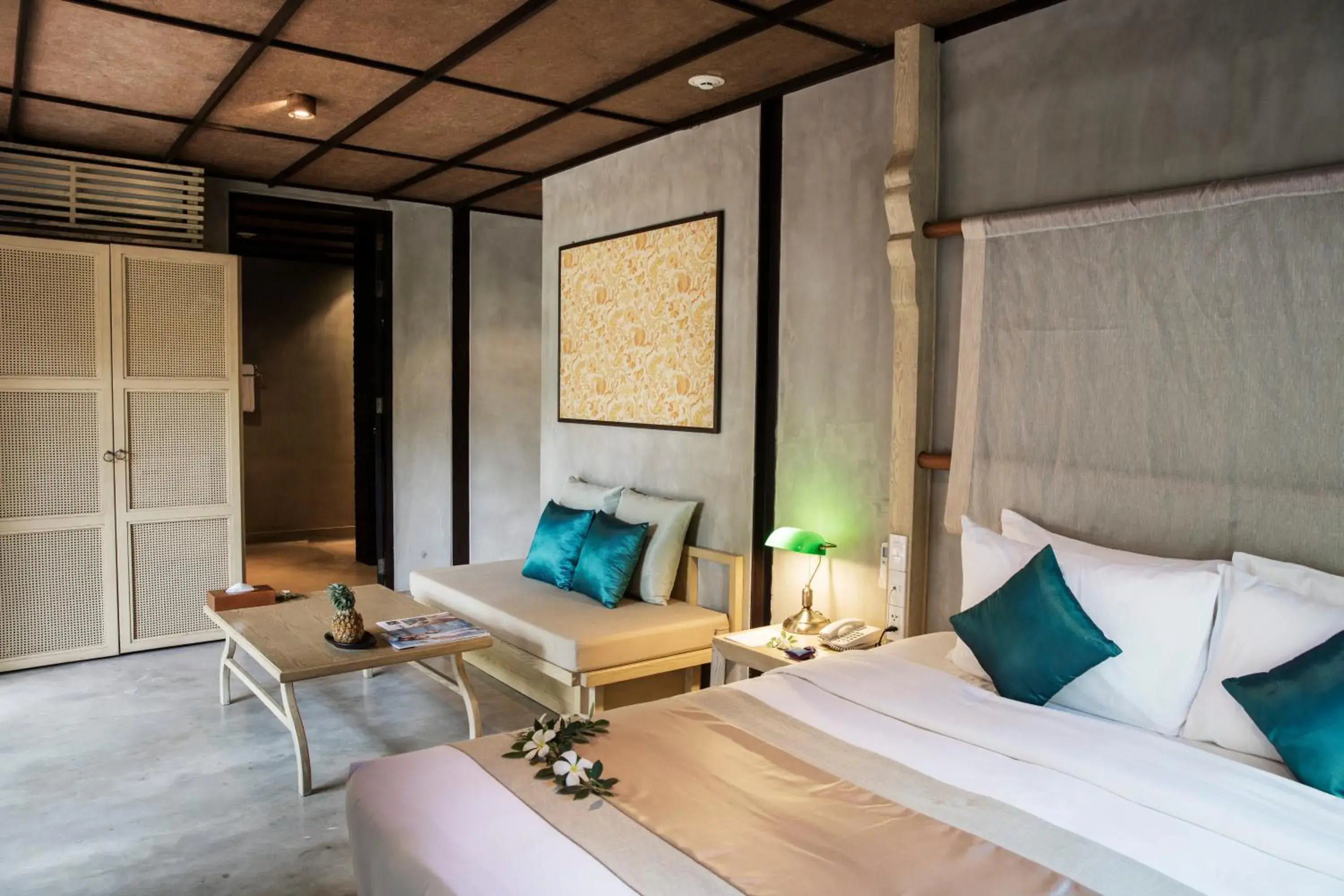 Seating area, Bed in Chura Samui - SHA Plus Seating area, Bed in Chura Samui - SHA Plus