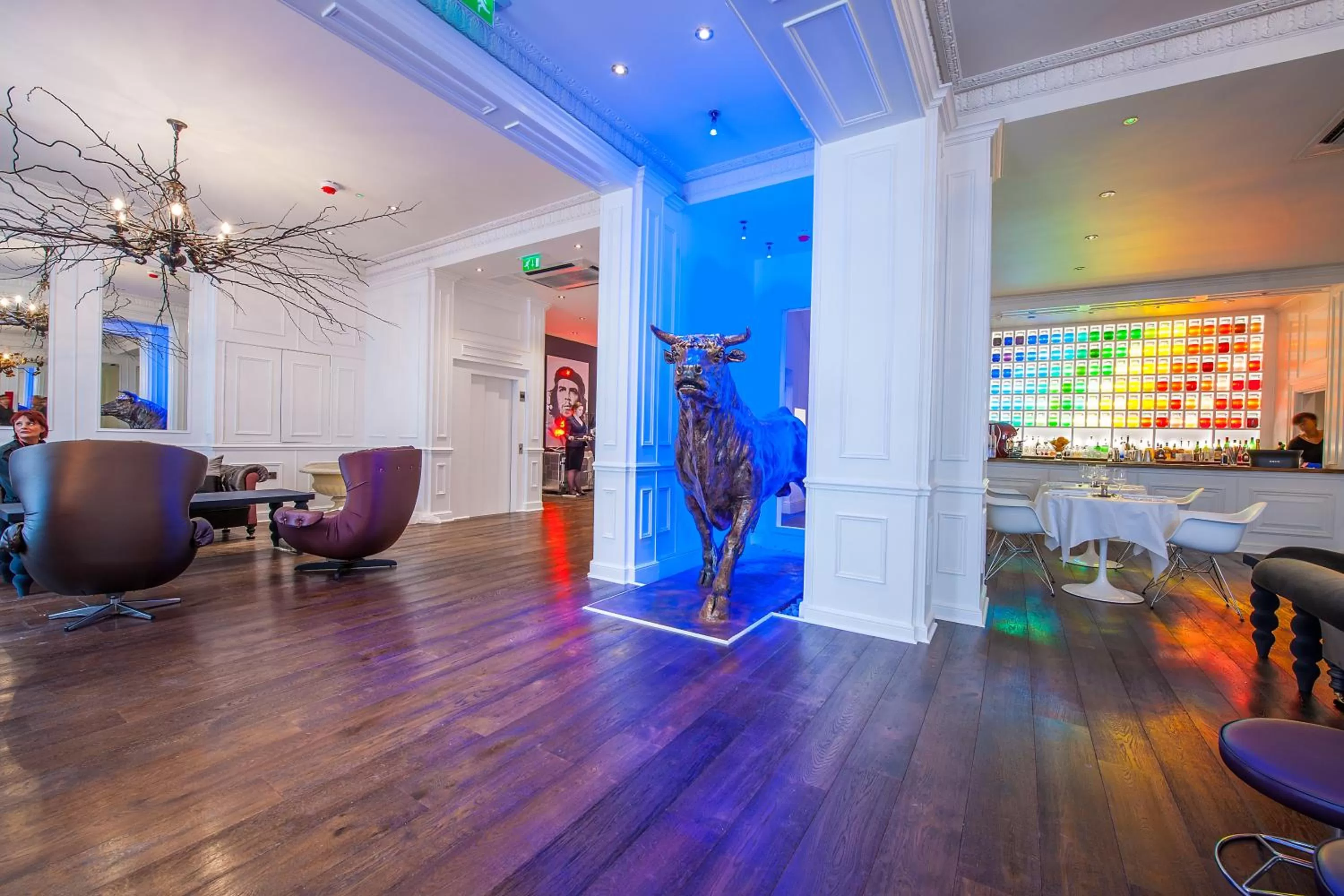 Lobby or reception in The Exhibitionist Hotel