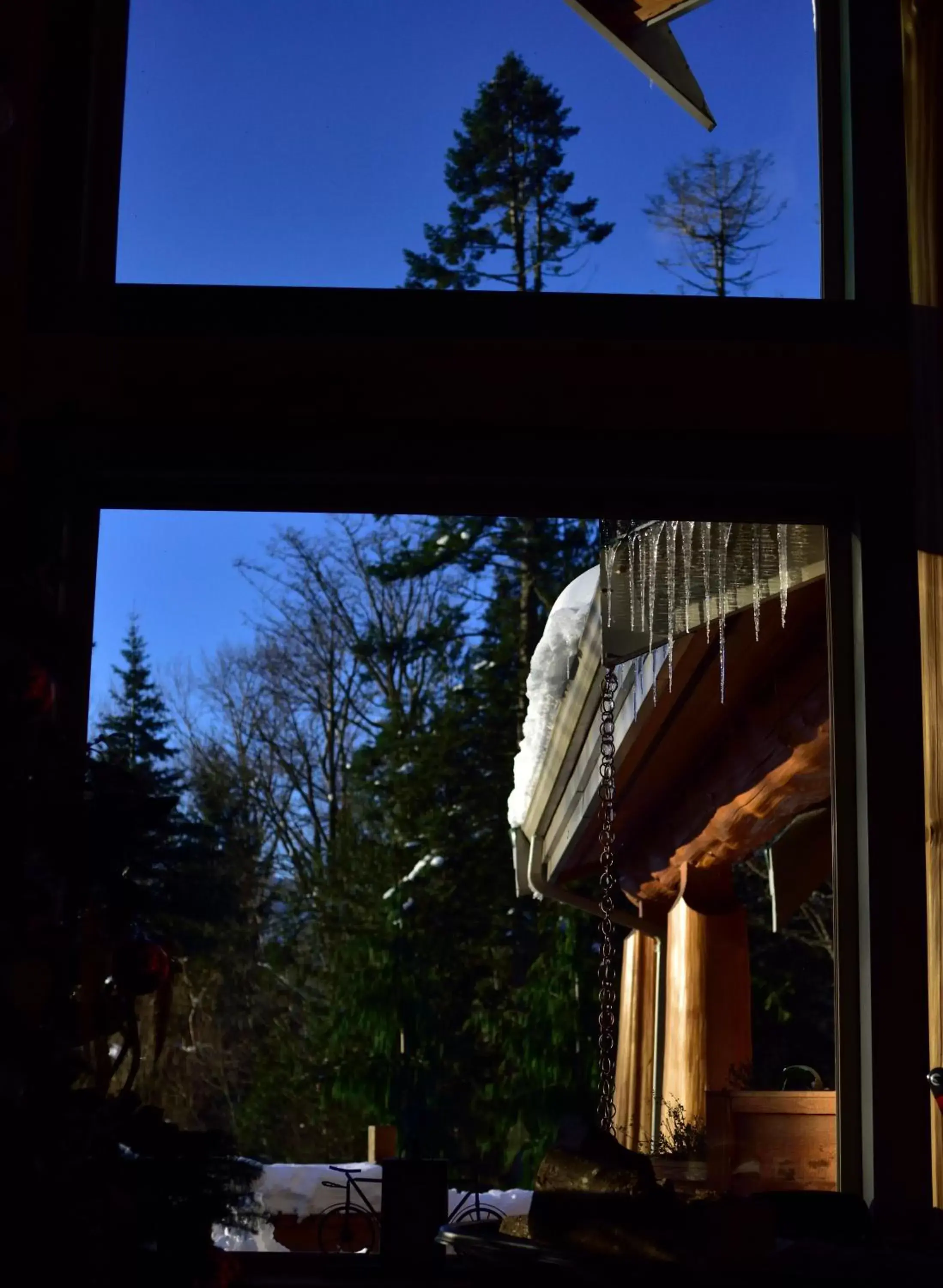 Winter in The Rockwell-Harrison Guest Lodge