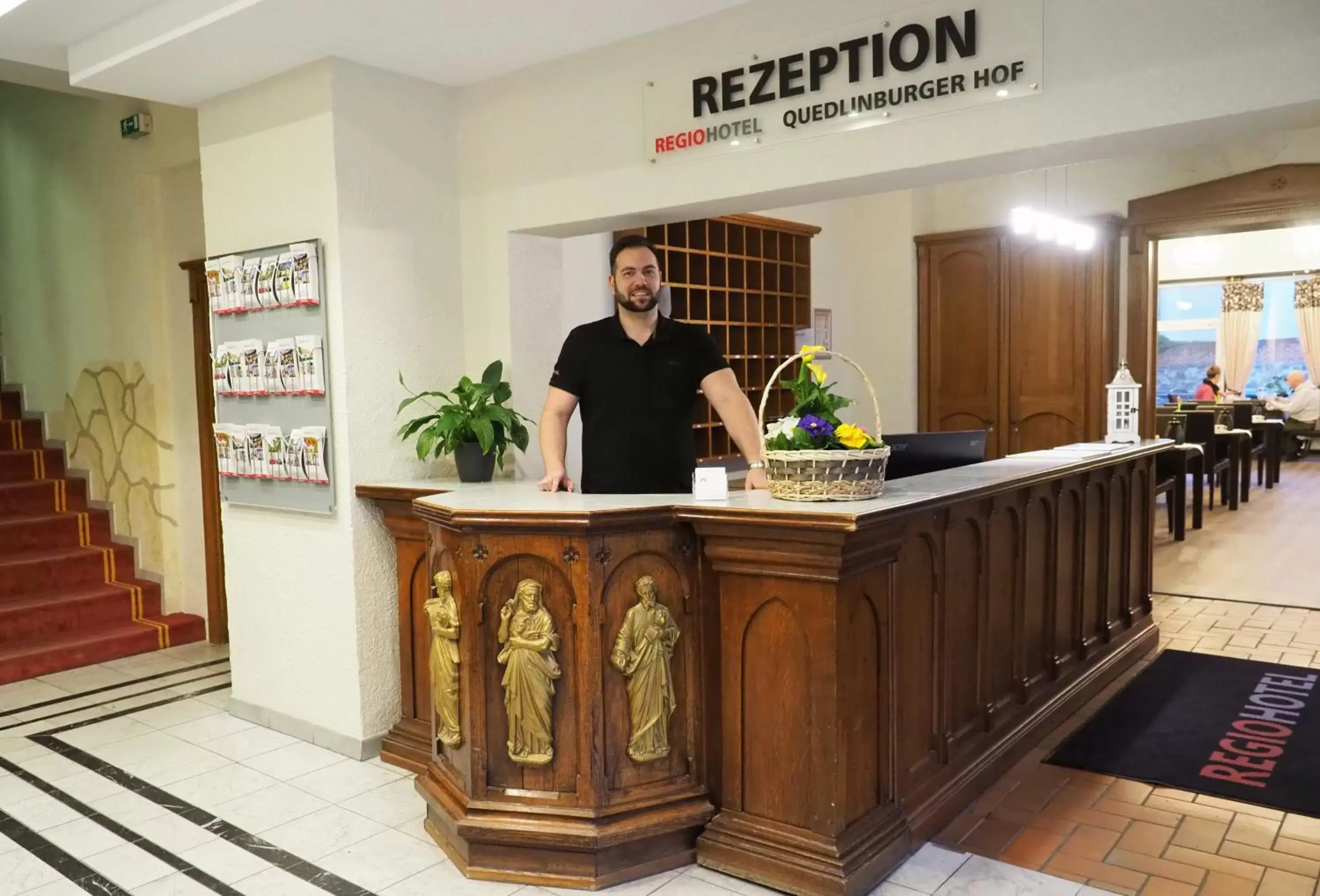 Lobby or reception, Lobby/Reception in REGIOHOTEL Quedlinburger Hof Quedlinburg
