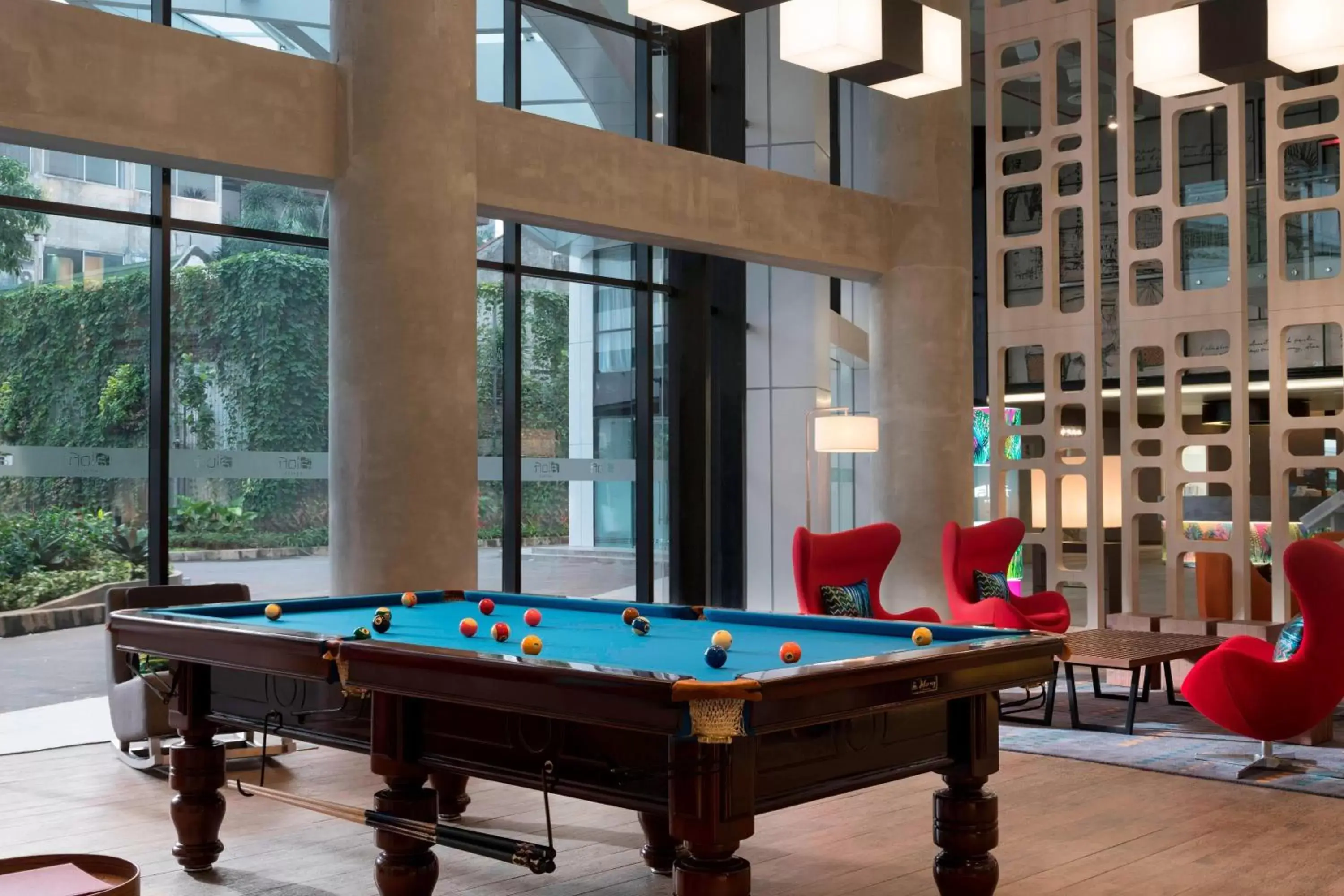 Lounge or bar, Billiards in Aloft Jakarta Wahid Hasyim