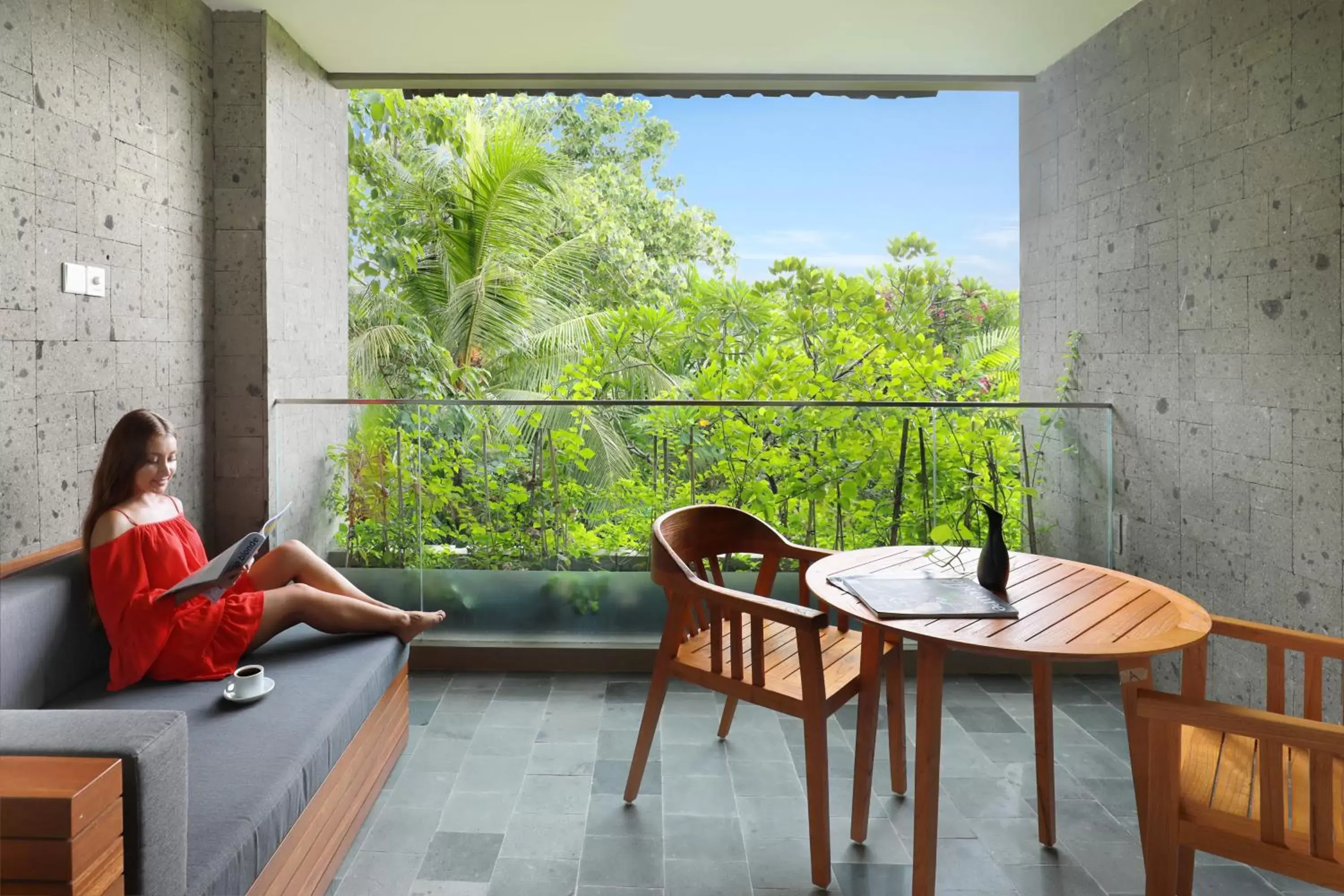 Balcony/Terrace in Legian Beach Hotel