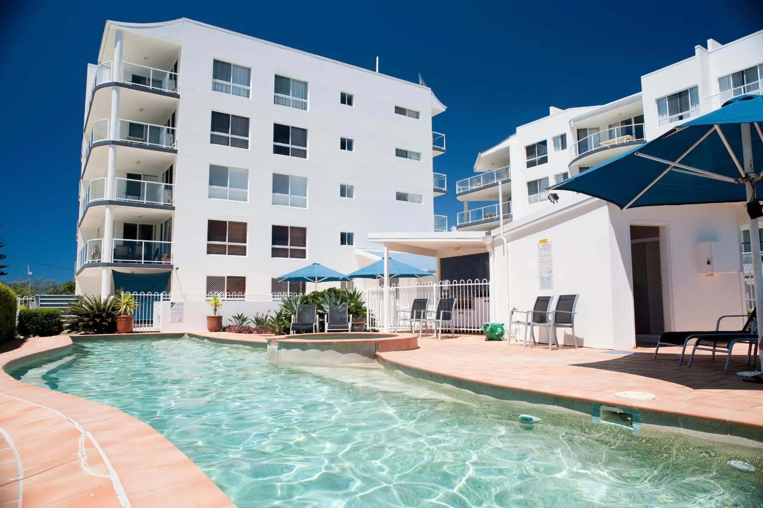 Swimming pool, Property Building in Bargara Blue Resort