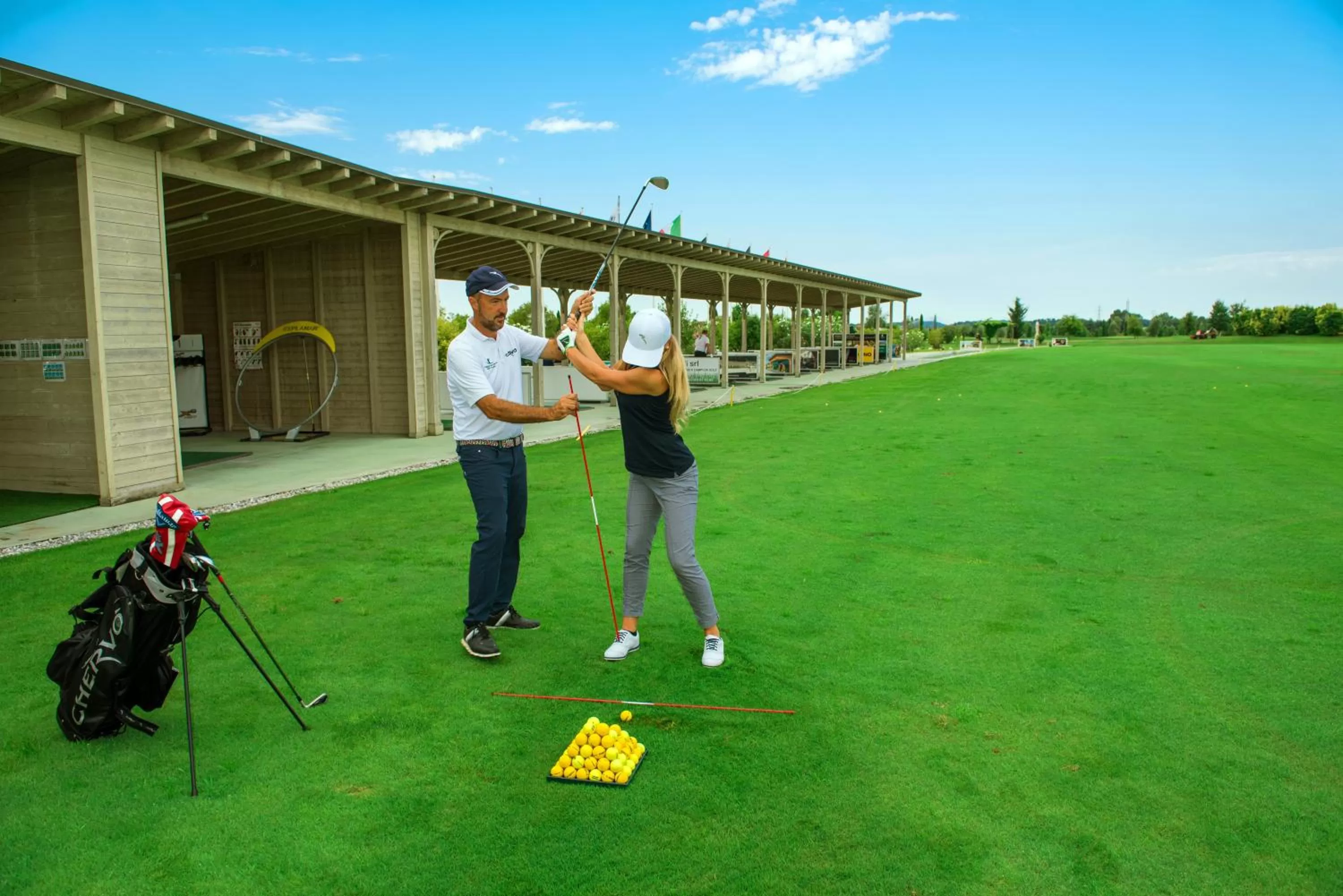 Golfcourse in Garda Apartments San Vigilio Golf