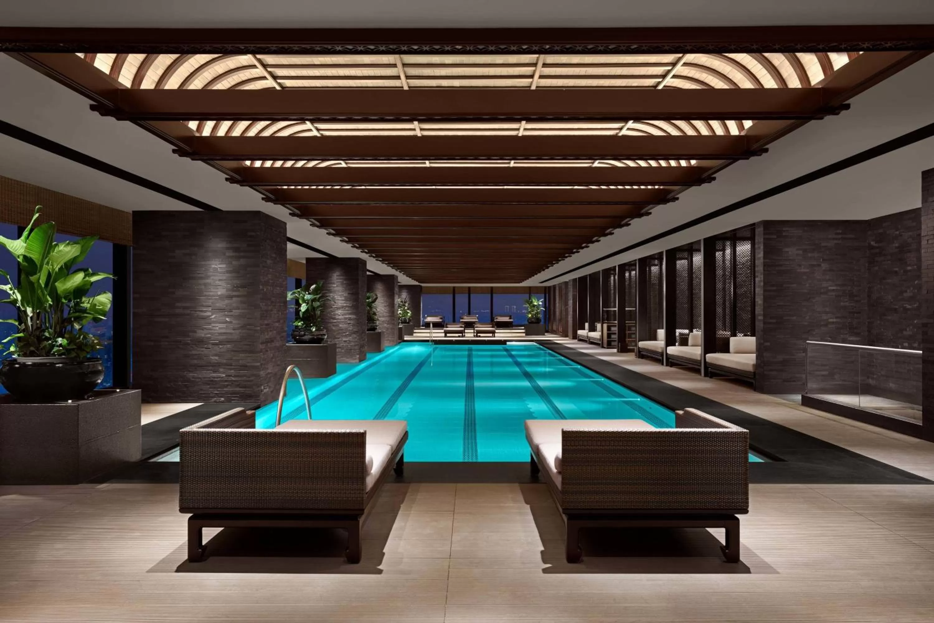 Swimming pool in The Ritz-Carlton, Nanjing