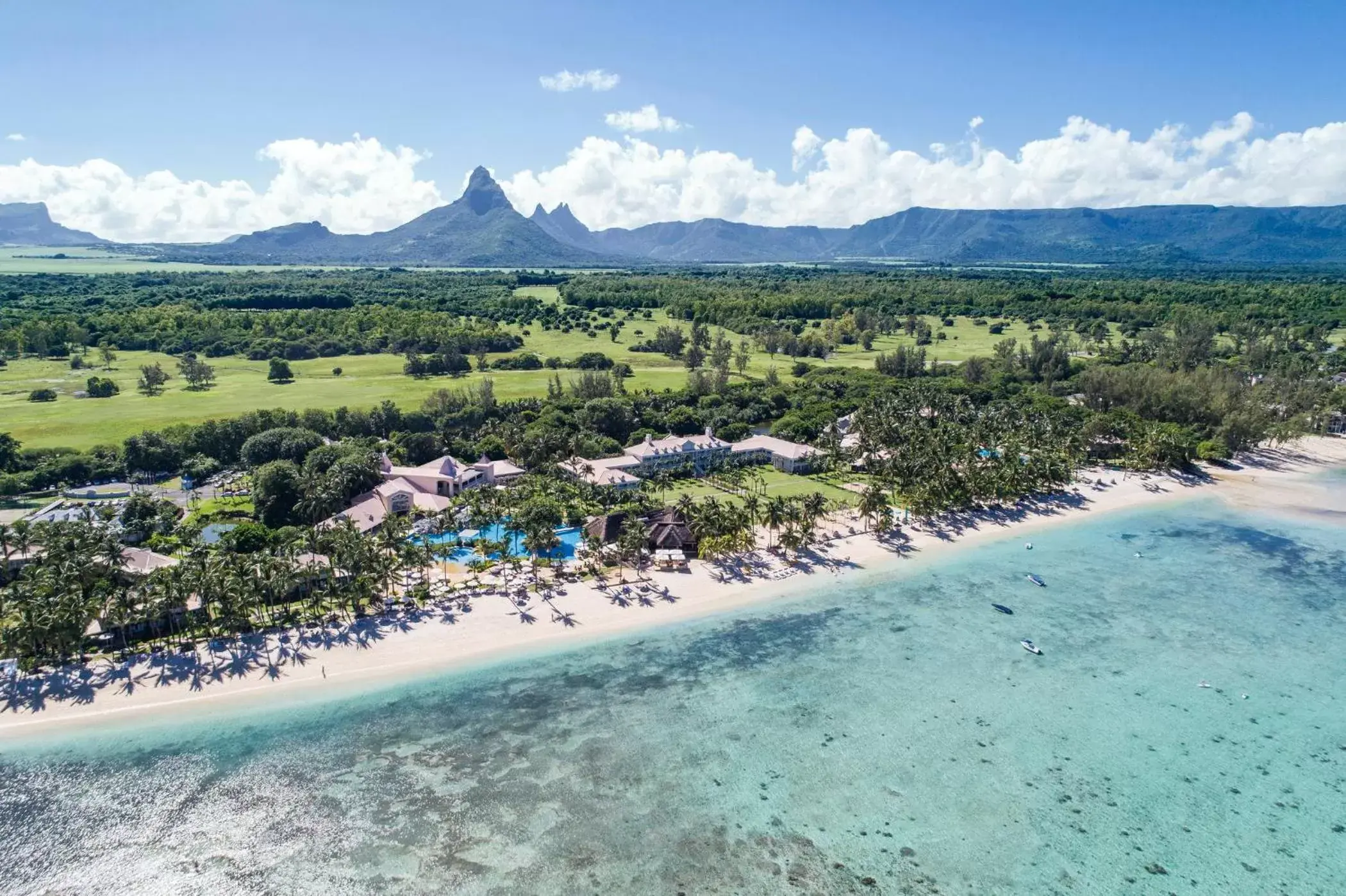 Bird's eye view, Bird's-eye View in Sugar Beach Mauritius