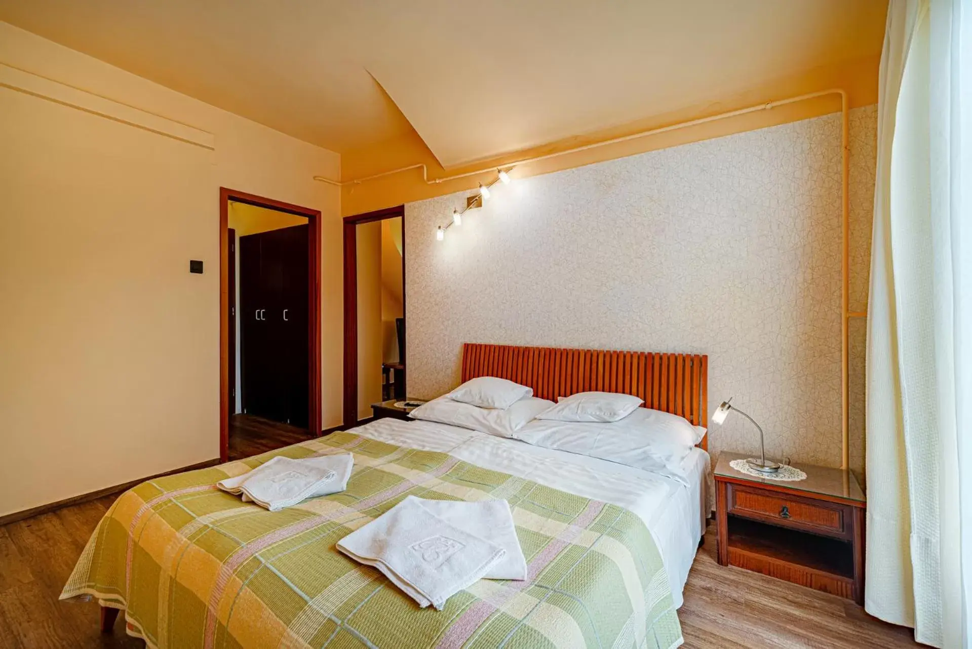 Bed in Hotel Bobbio