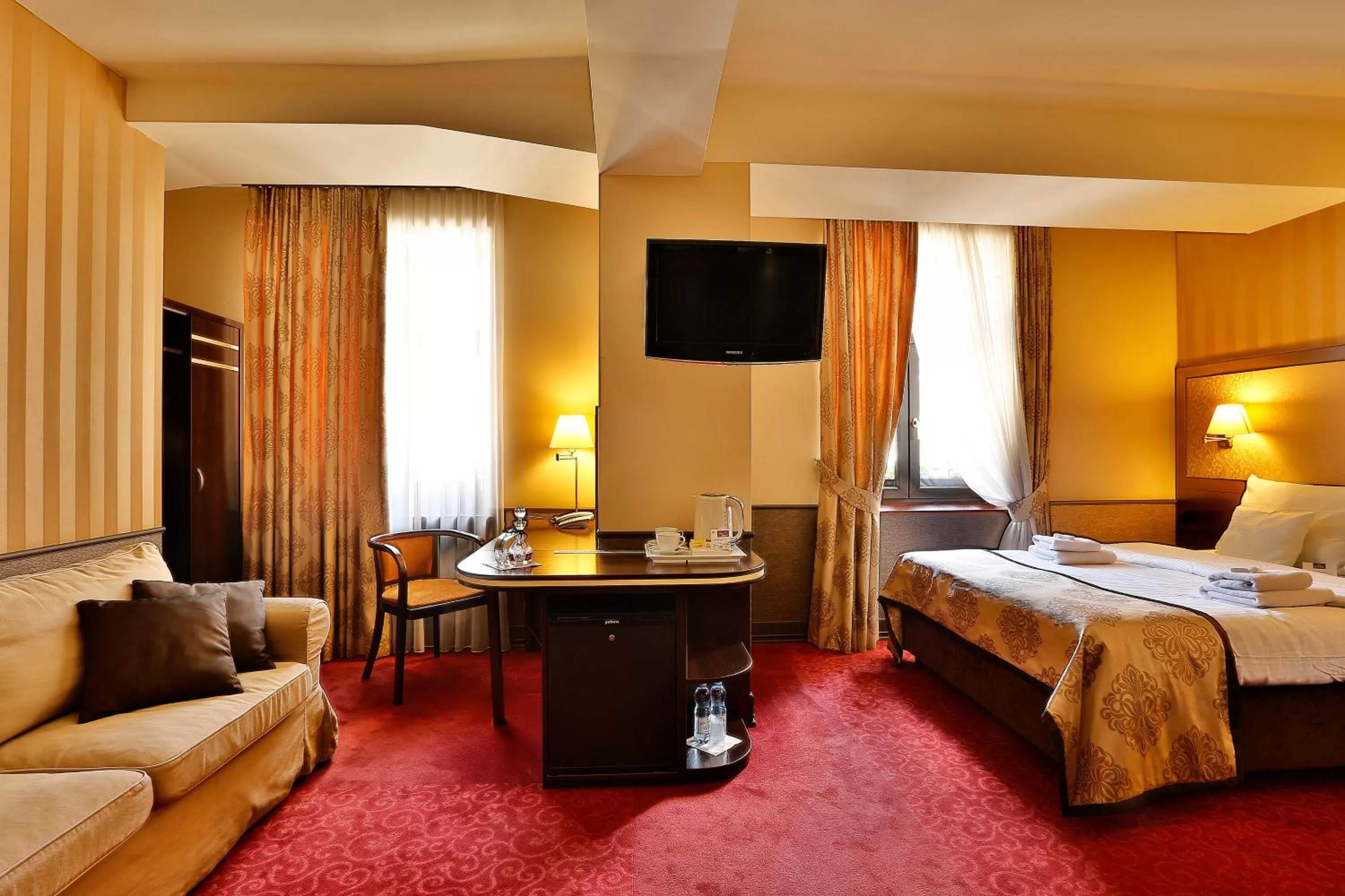 Bed in Hotel Wielopole