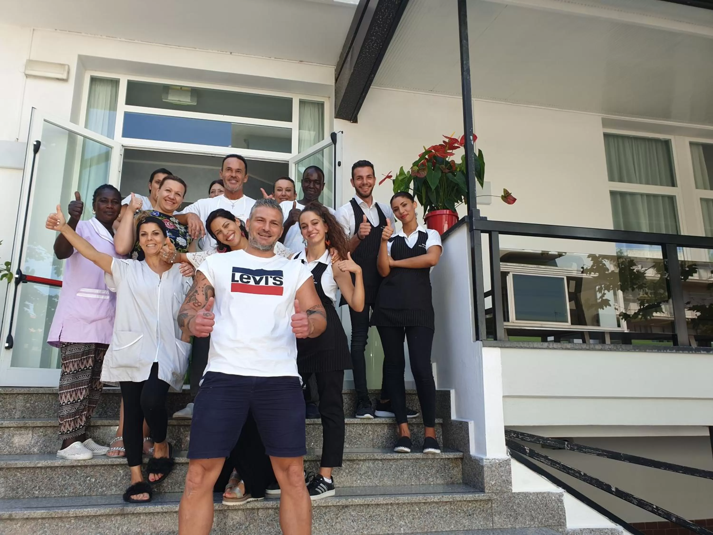 Staff in Beach Hotel Clerice