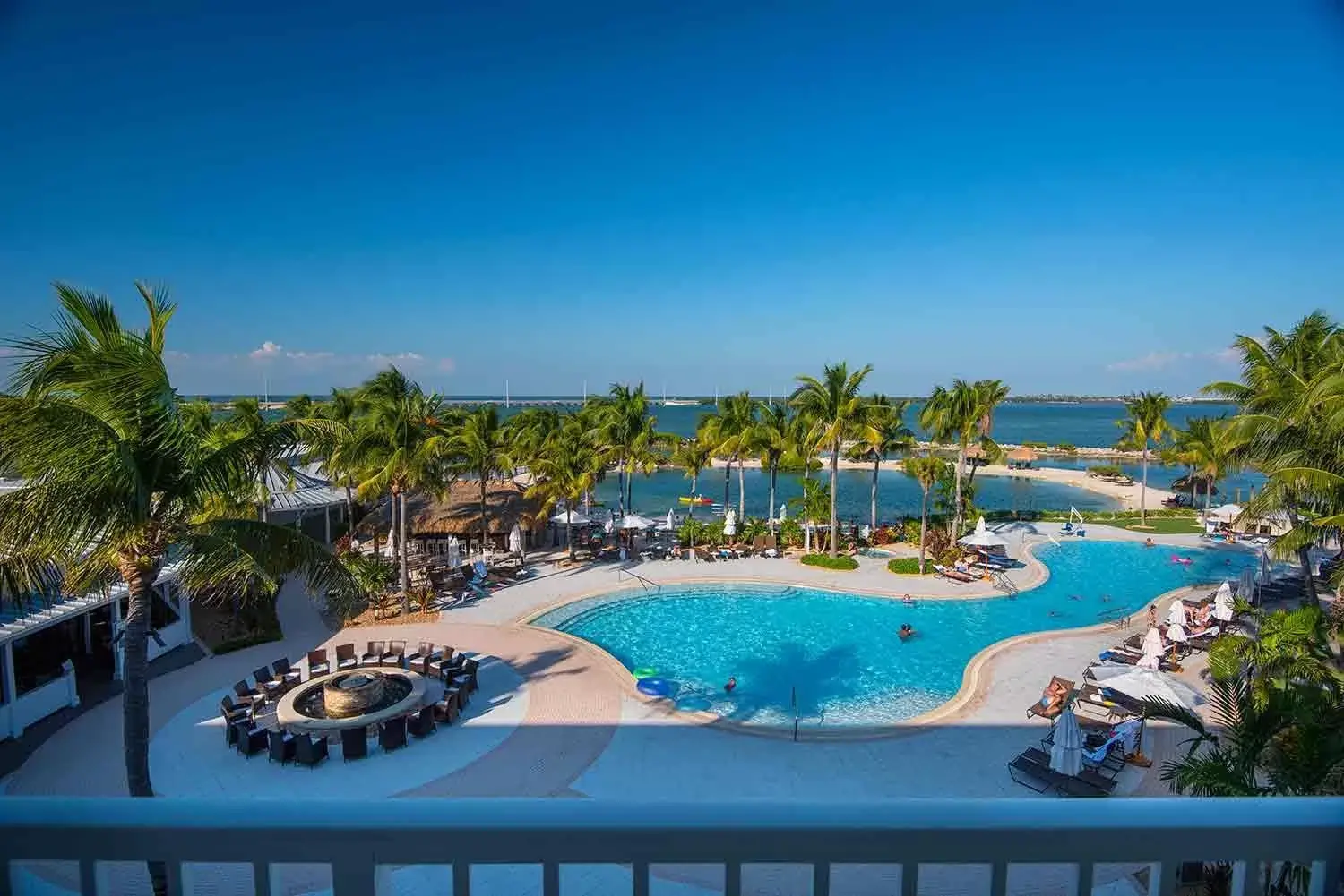 Balcony/Terrace, Pool View in Hawks Cay Resort