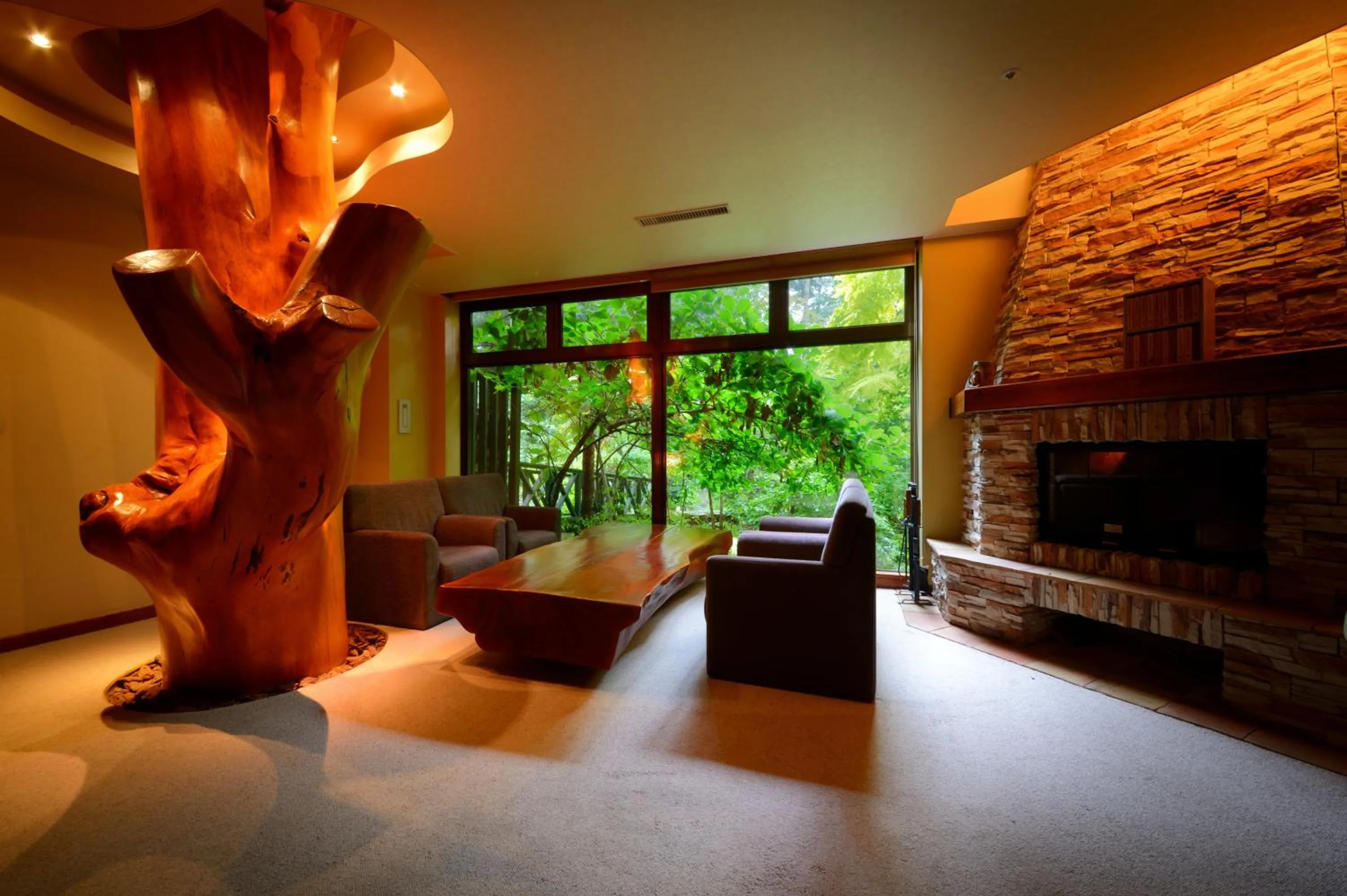 Communal lounge/ TV room, Bed in Hotel Daiheigen