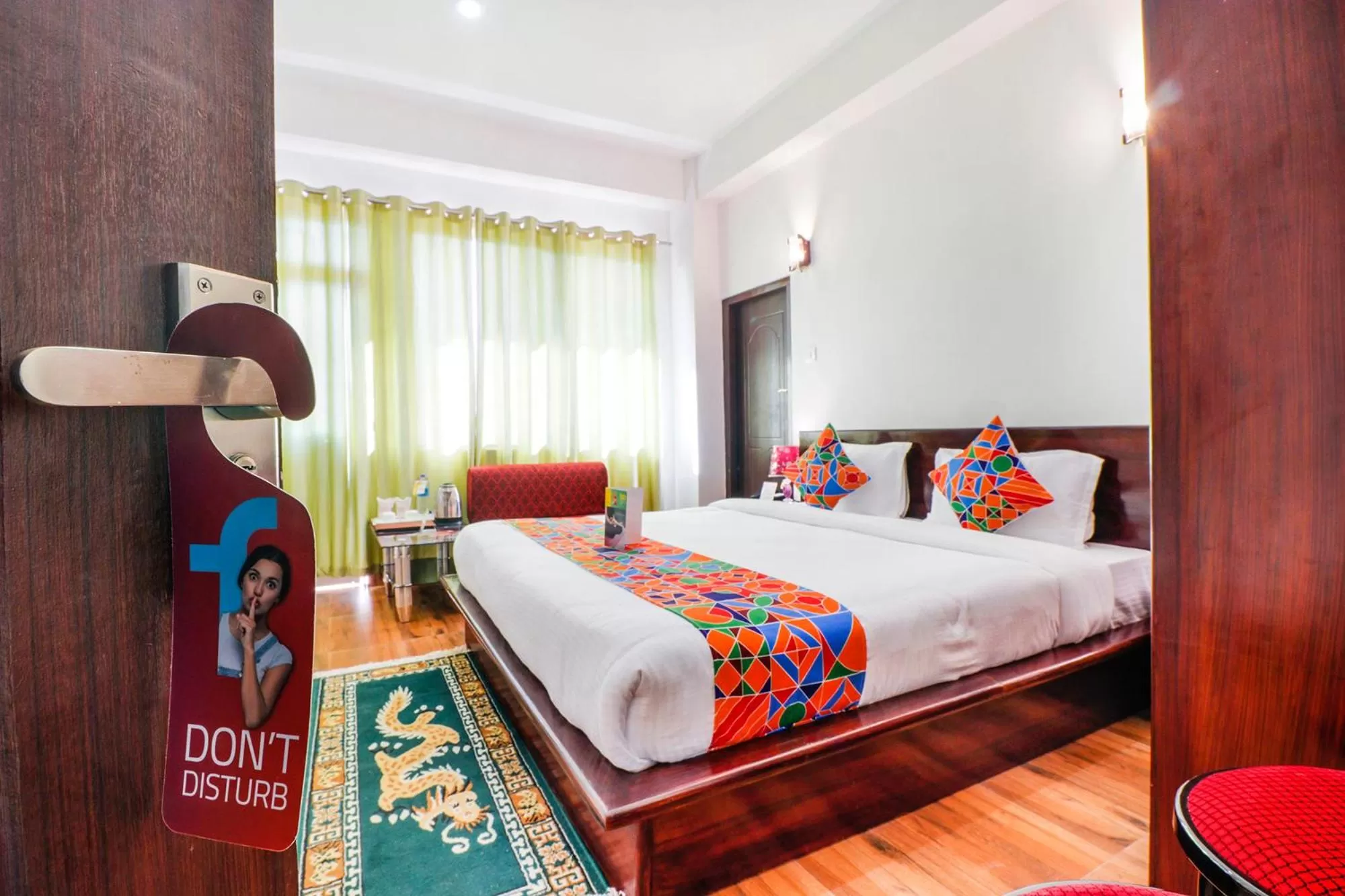 Bedroom in FabHotel Greenery View Middle Lingding ICAR Road