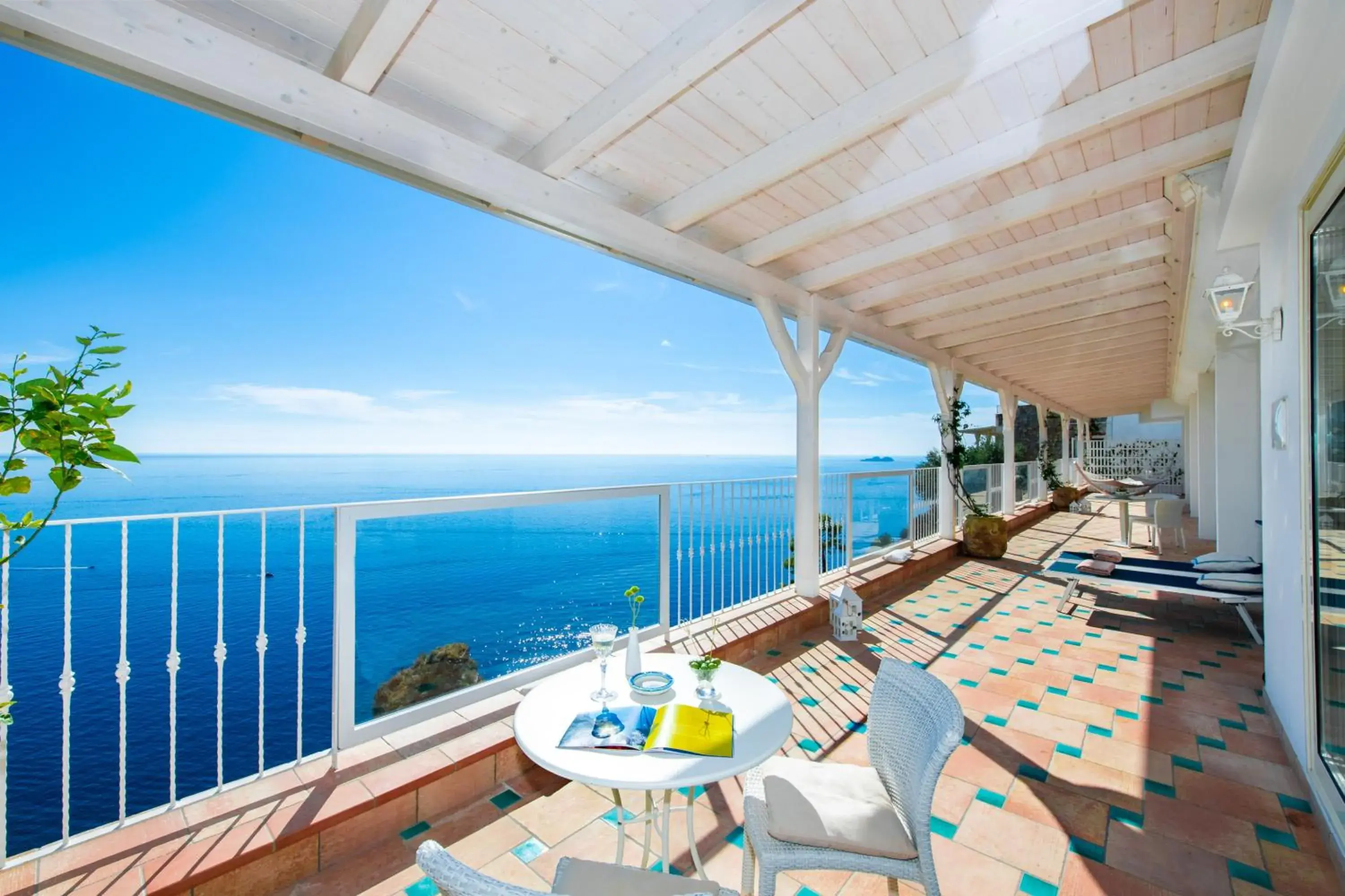 Balcony/Terrace in Grand Hotel Tritone